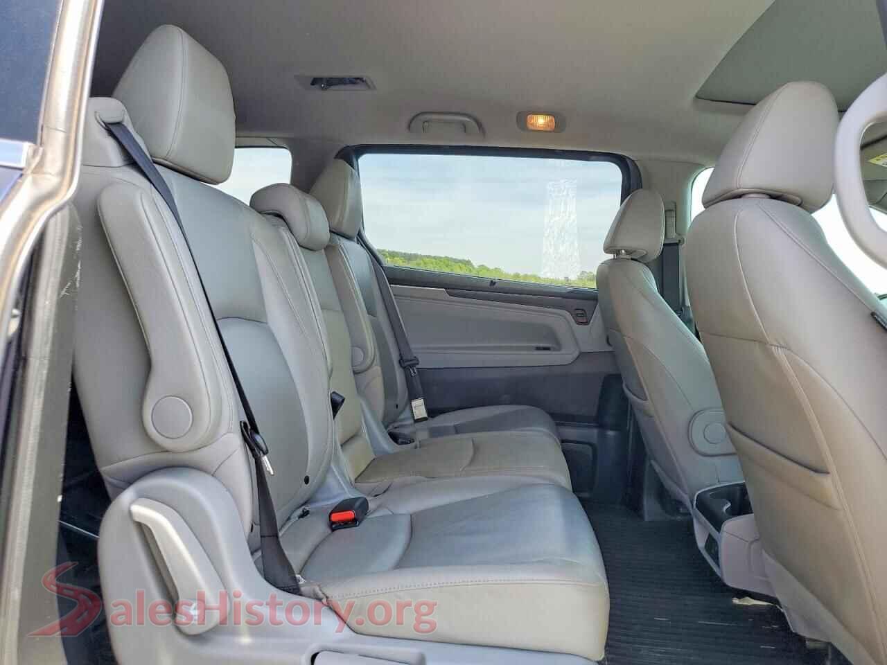 2019 HONDA ODYSSEY VIN 5FNRL6H70KB056544, VIN plate