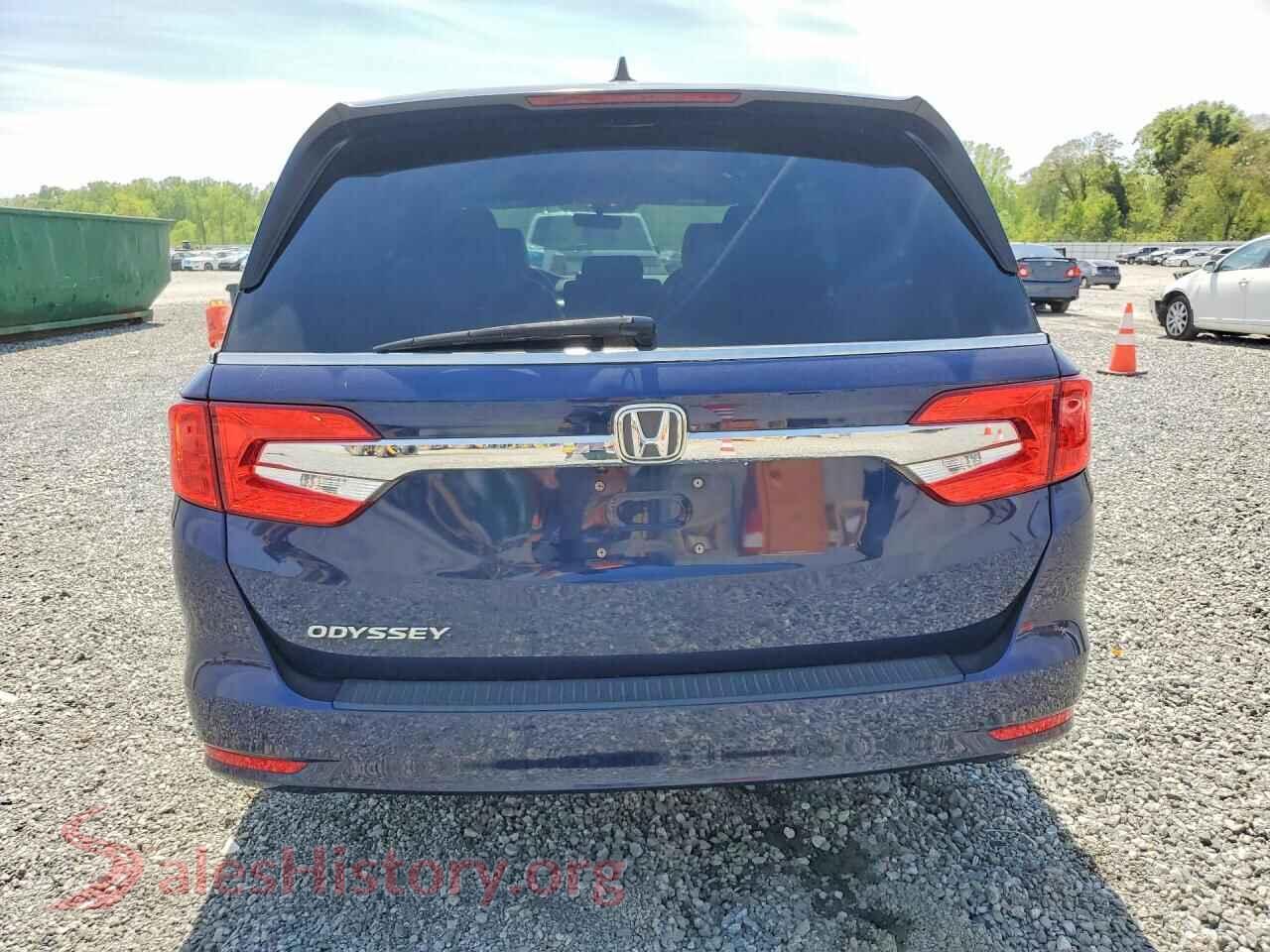 2019 HONDA ODYSSEY VIN 5FNRL6H70KB056544, left side view