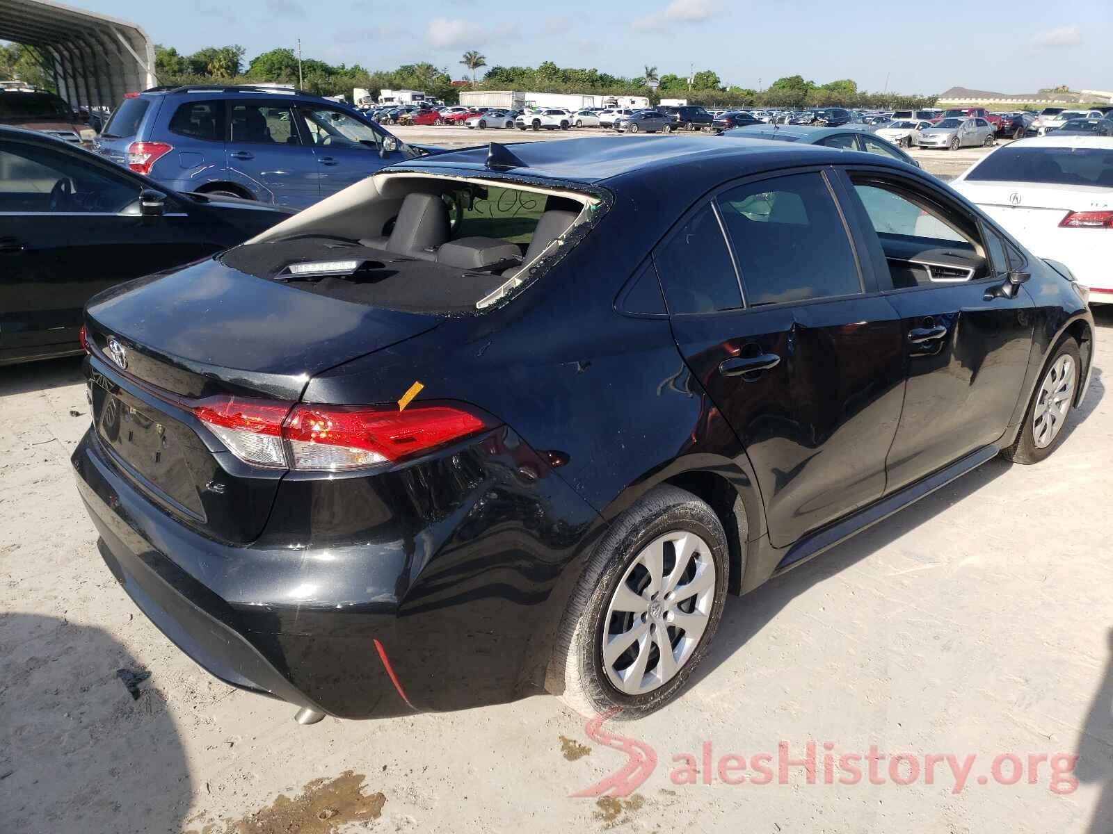 JTDEPRAE0LJ116457 2020 TOYOTA COROLLA