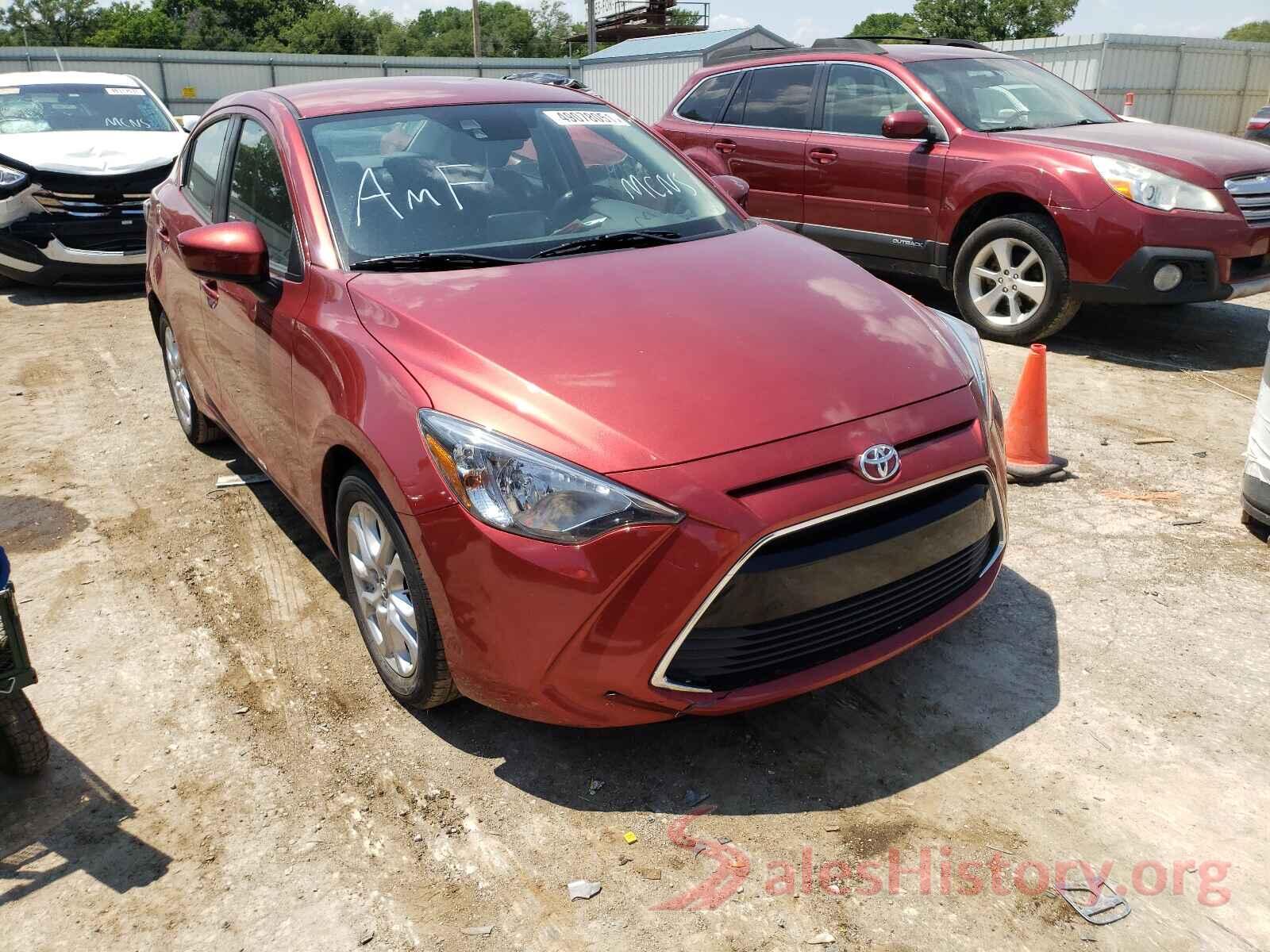 3MYDLBYV3JY323844 2018 TOYOTA YARIS