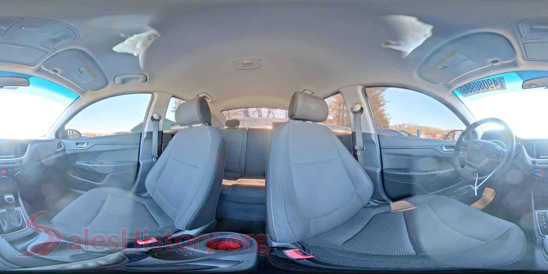 2020 HYUNDAI ACCENT VIN 3KPC24A64LE113088, damage close-up
