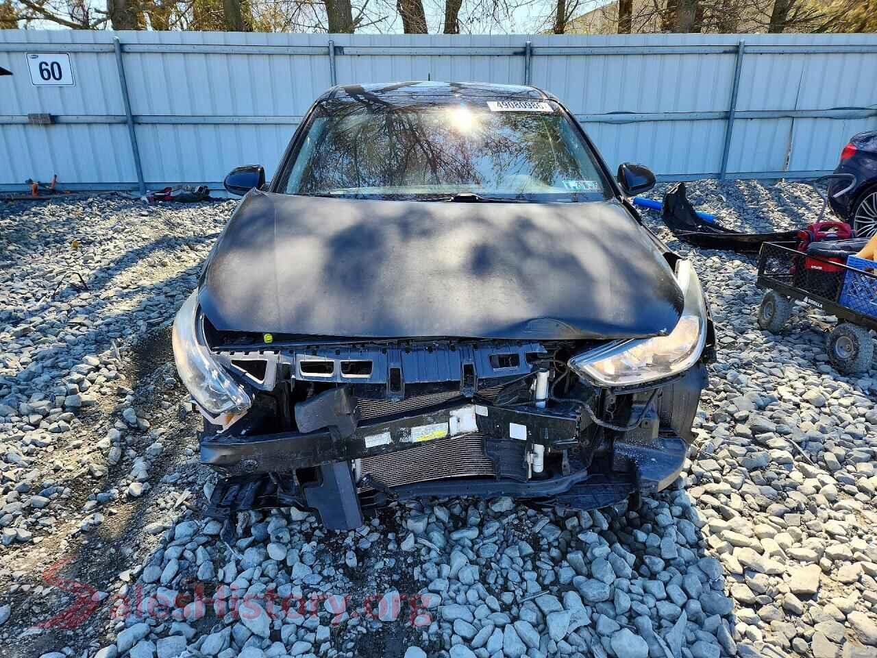 2020 HYUNDAI ACCENT VIN 3KPC24A64LE113088, rear view