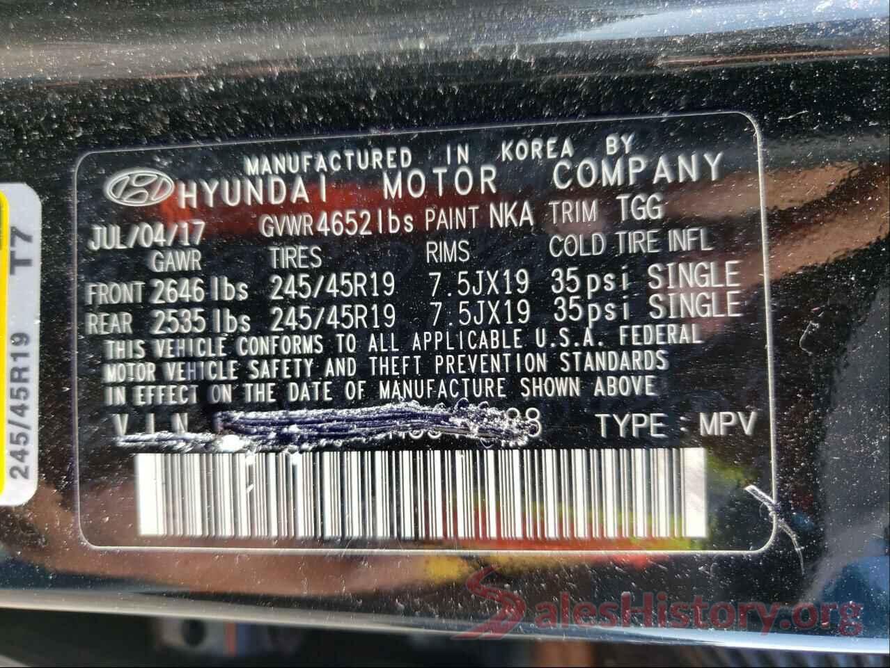 KM8J33A28HU548888 2017 HYUNDAI TUCSON