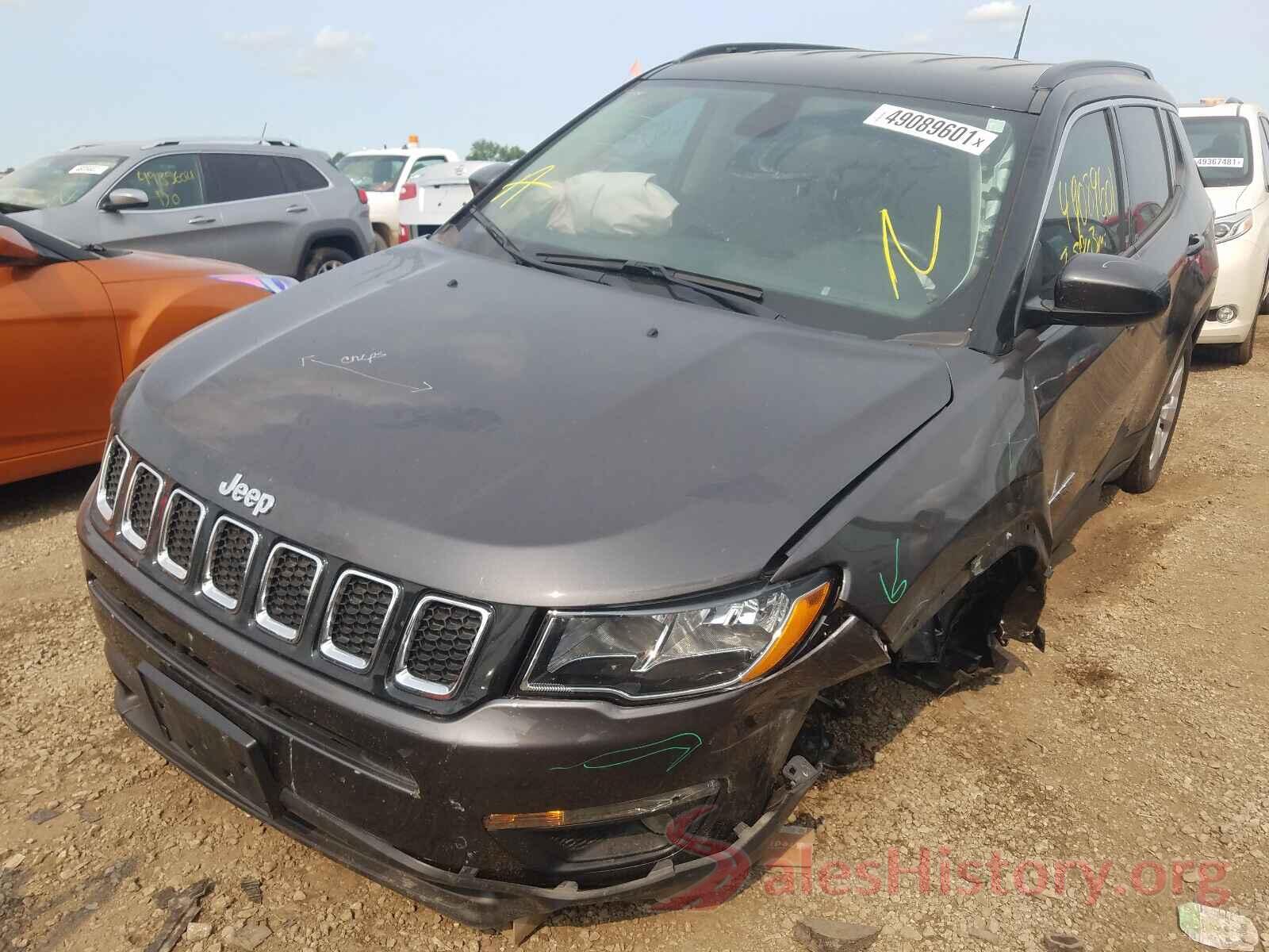 3C4NJDBB5KT834604 2019 JEEP COMPASS