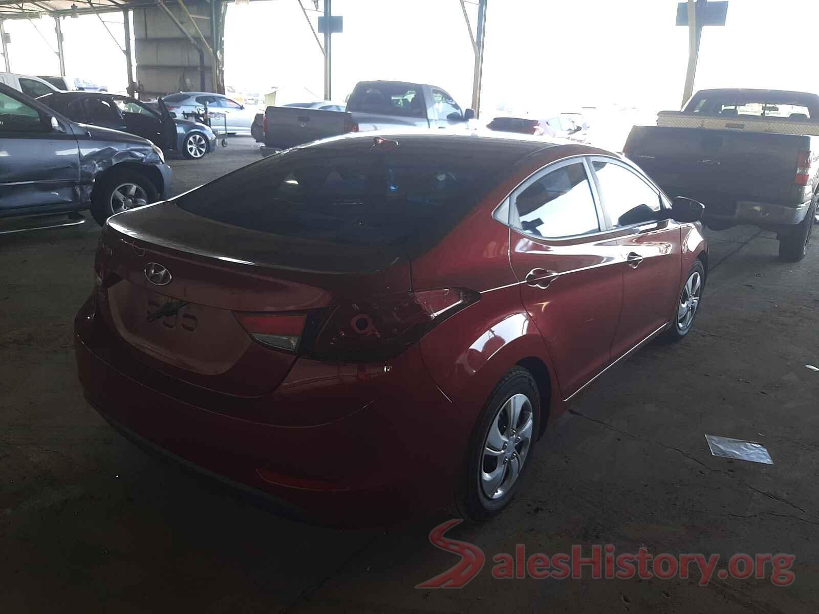 5NPDH4AE7GH738175 2016 HYUNDAI ELANTRA