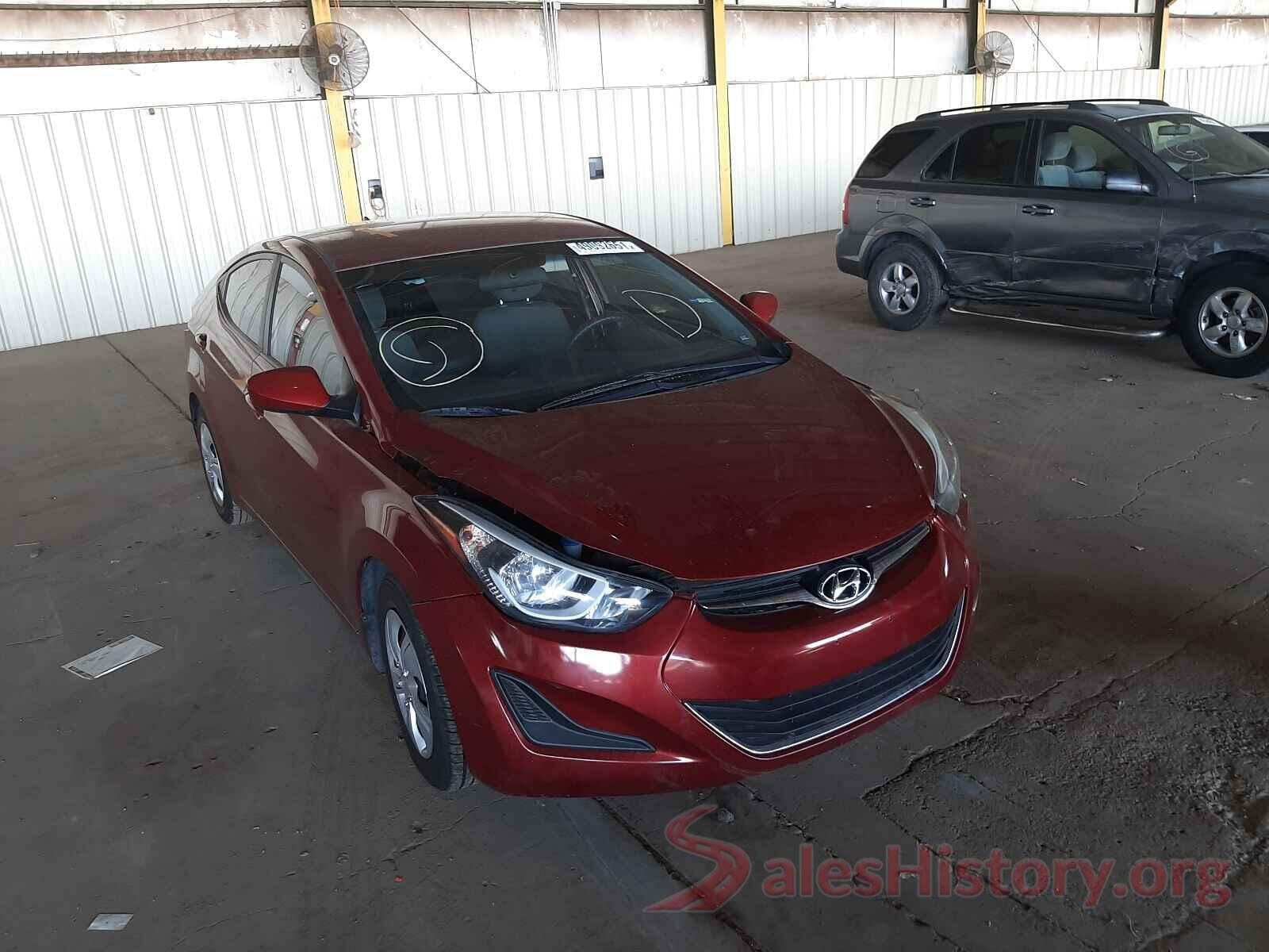 5NPDH4AE7GH738175 2016 HYUNDAI ELANTRA