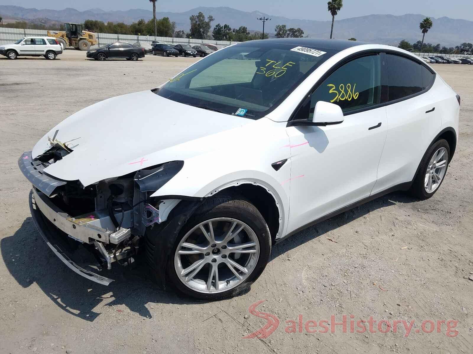 5YJYGDEE3MF148774 2021 TESLA MODEL Y