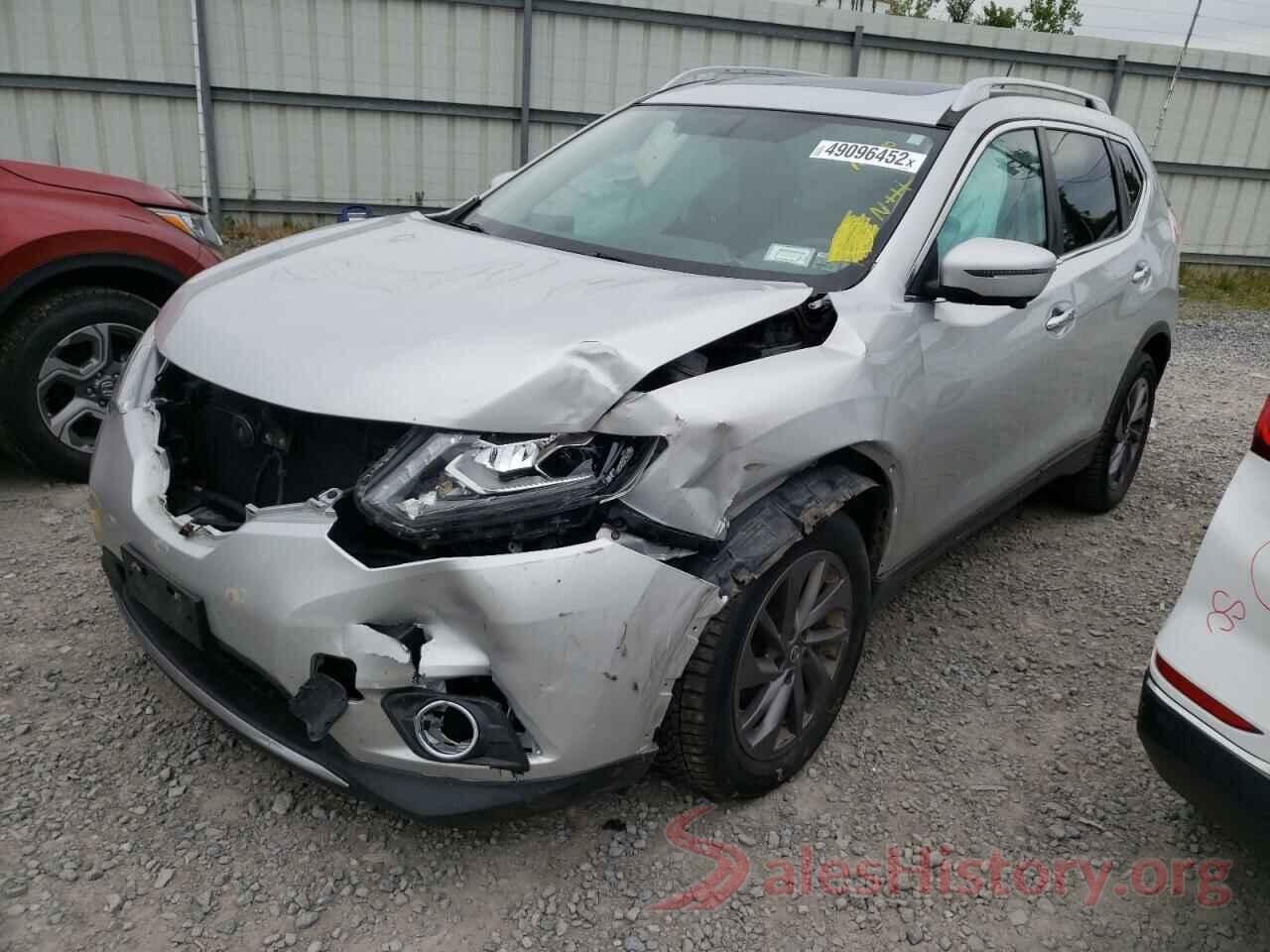 5N1AT2MV2GC862542 2016 NISSAN ROGUE