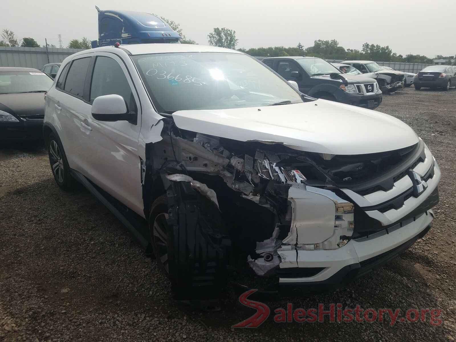 JA4AP3AUXLU010464 2020 MITSUBISHI OUTLANDER