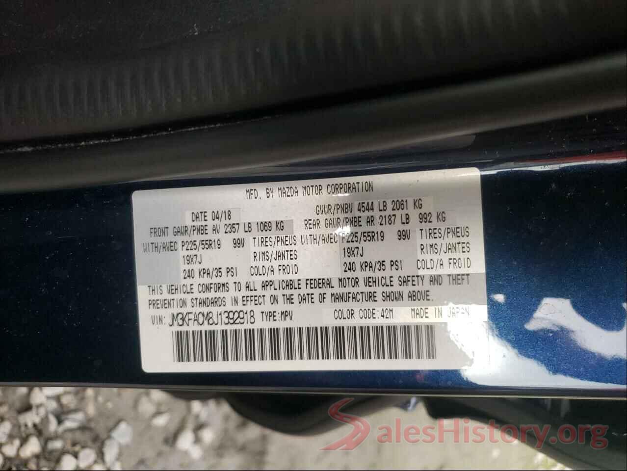 JM3KFACM8J1392918 2018 MAZDA CX-5