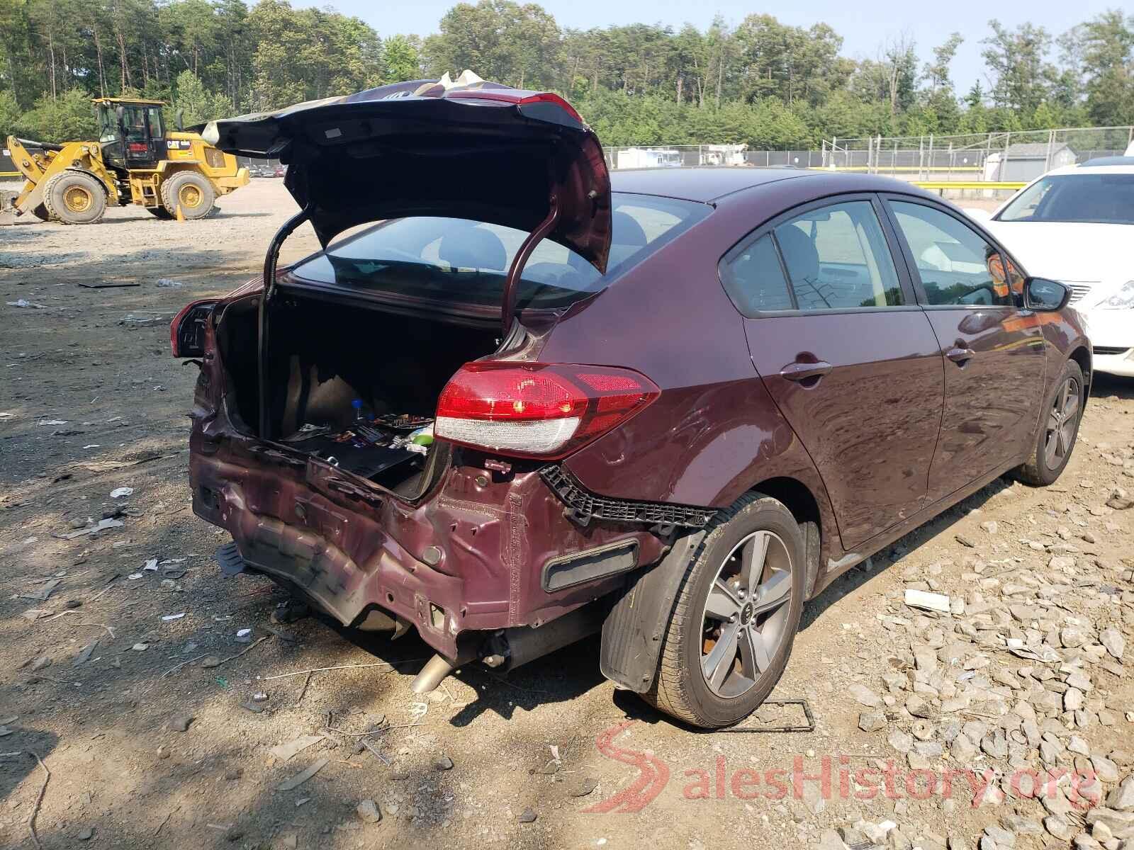 3KPFL4A70JE193828 2018 KIA FORTE