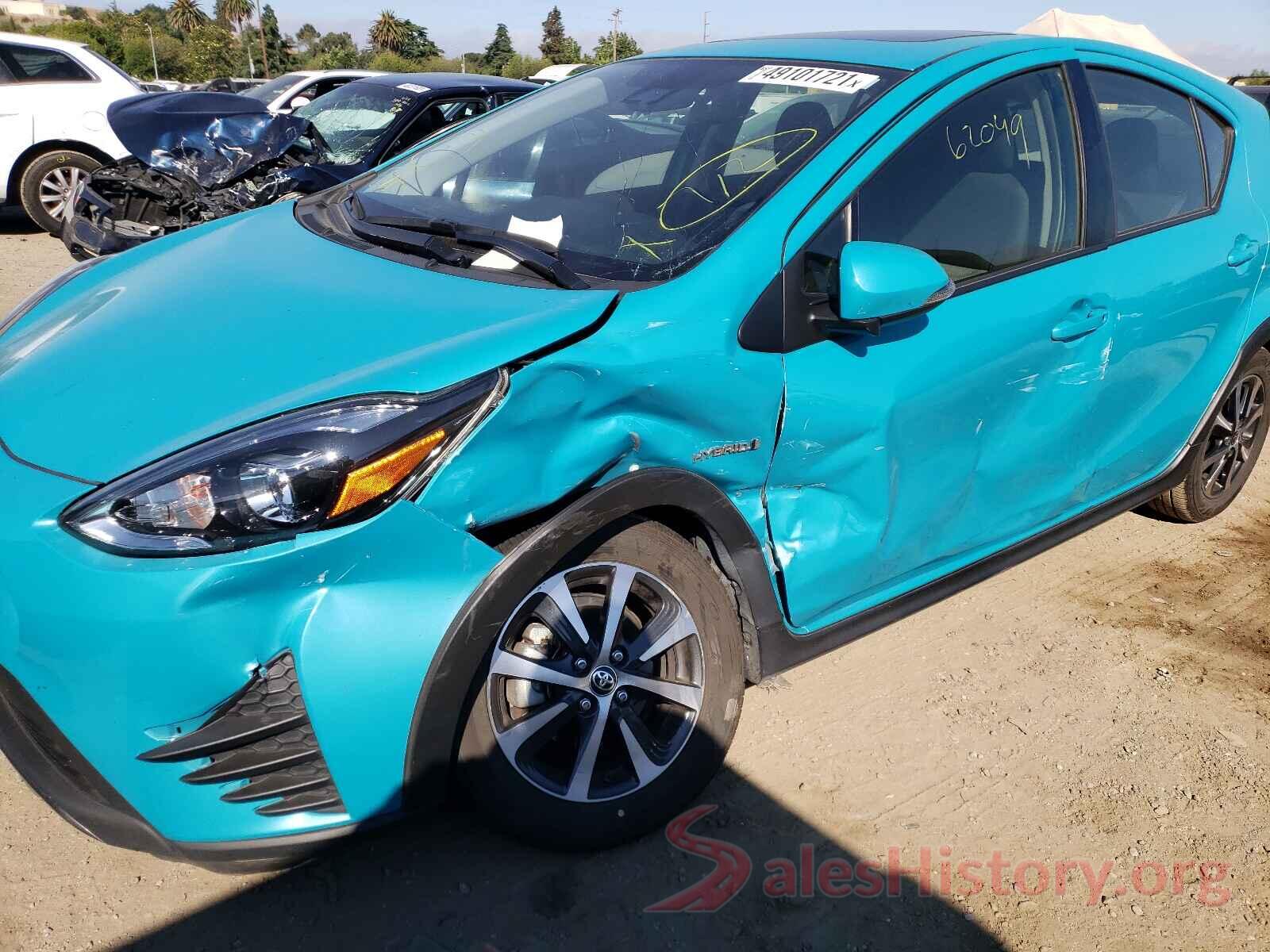 JTDKDTB34J1618357 2018 TOYOTA PRIUS