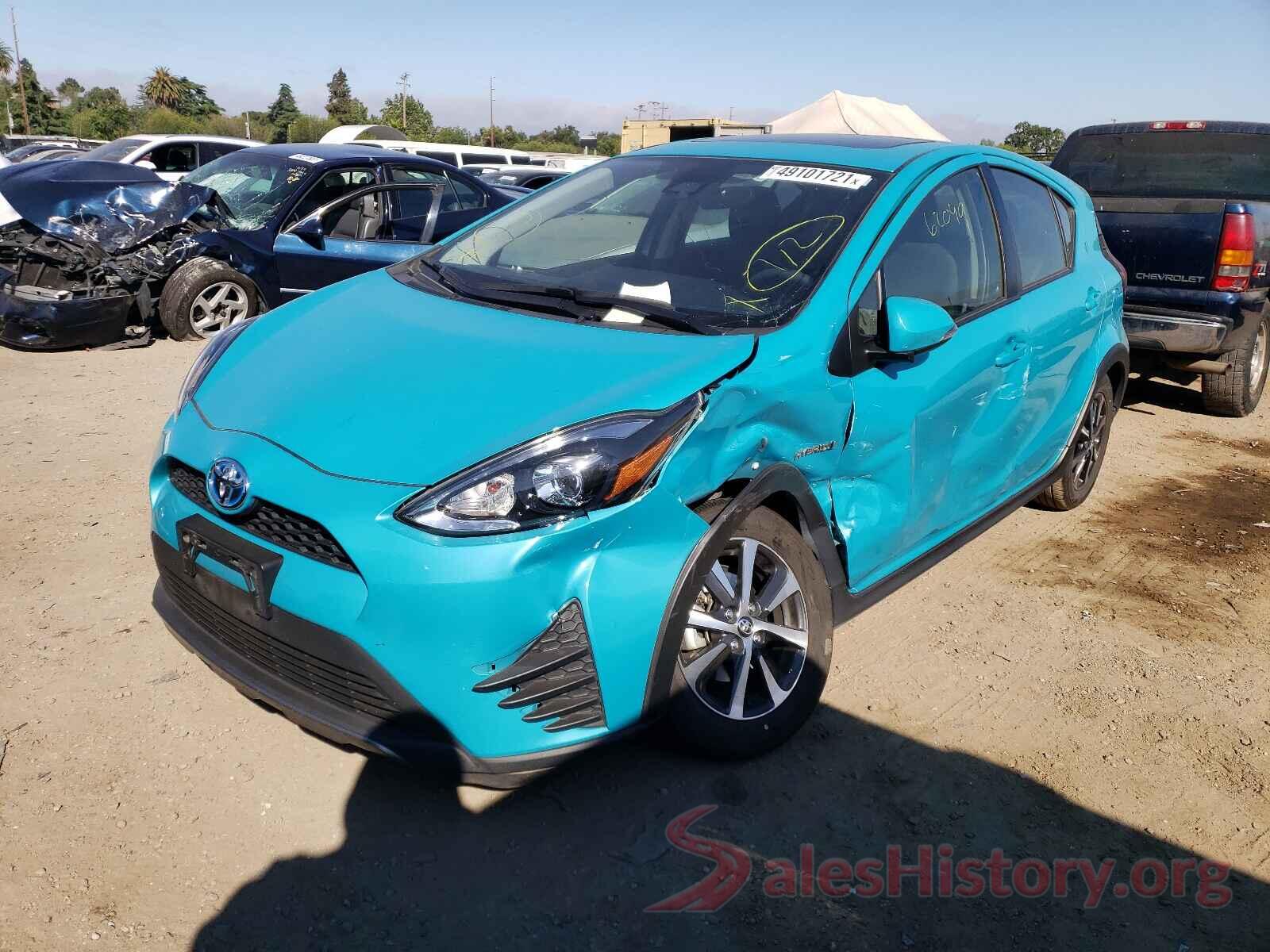 JTDKDTB34J1618357 2018 TOYOTA PRIUS