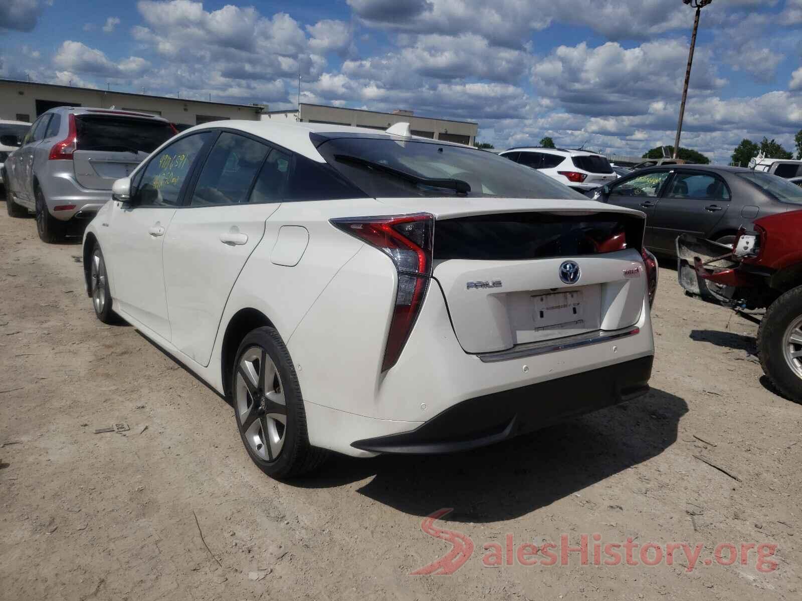 JTDKARFU3G3500313 2016 TOYOTA PRIUS