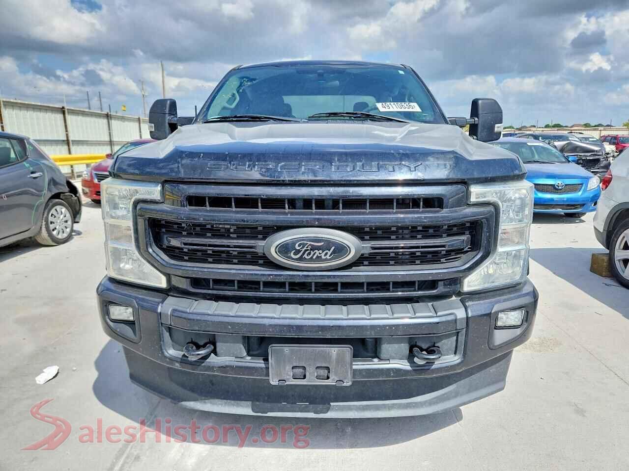 2022 FORD F350 VIN 1FT8W3BN5NEE56579, rear view