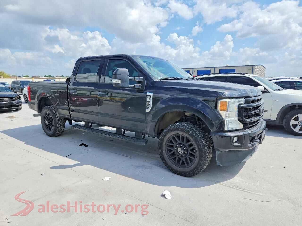 2022 FORD F350 VIN 1FT8W3BN5NEE56579, rear 3/4 view