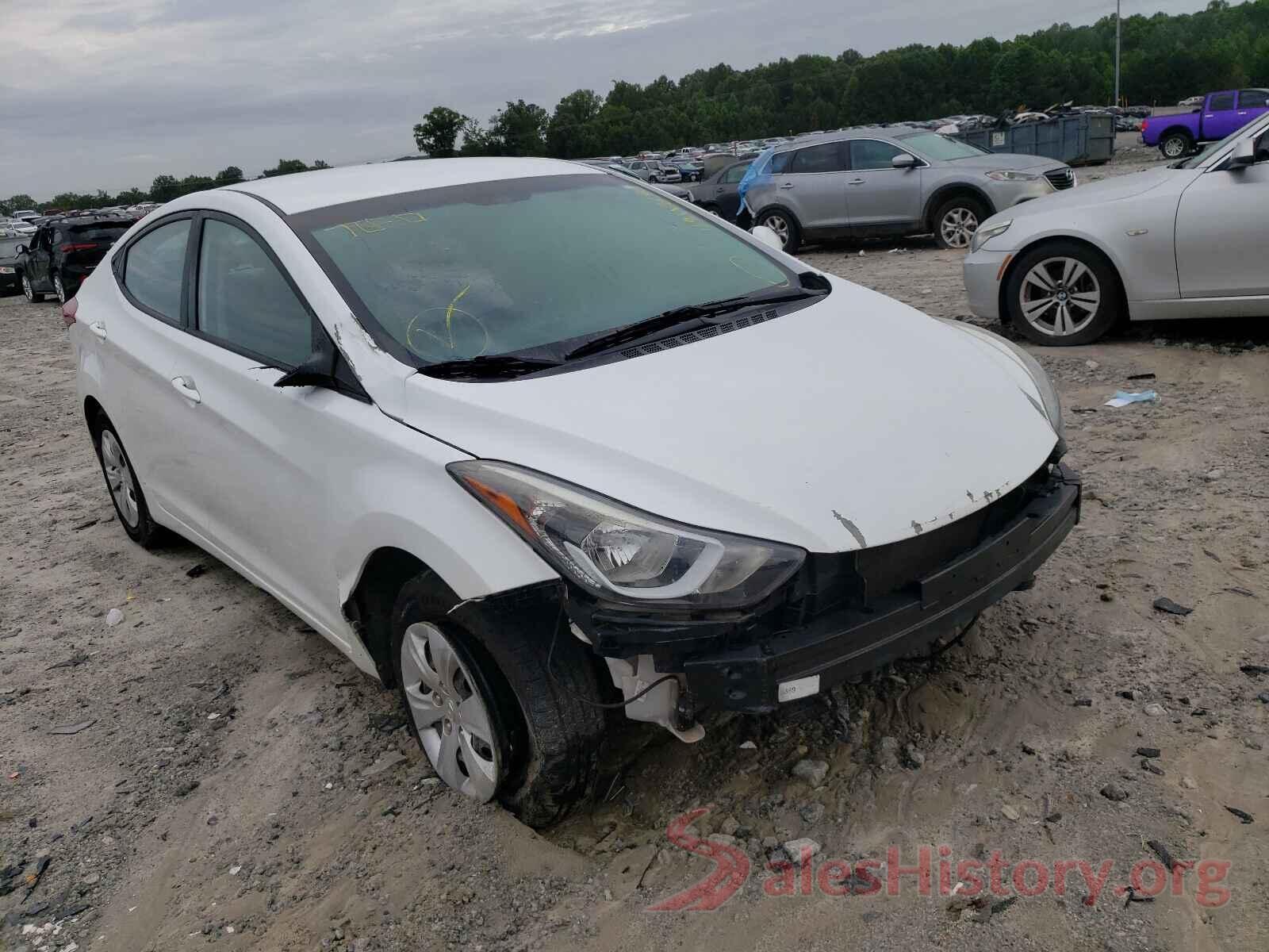 5NPDH4AE7GH751993 2016 HYUNDAI ELANTRA