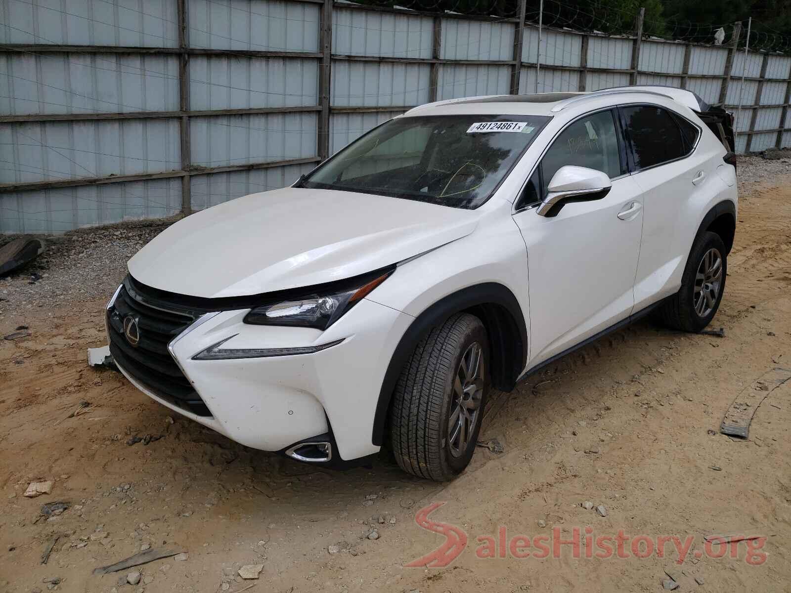 JTJYARBZ1G2040826 2016 LEXUS NX