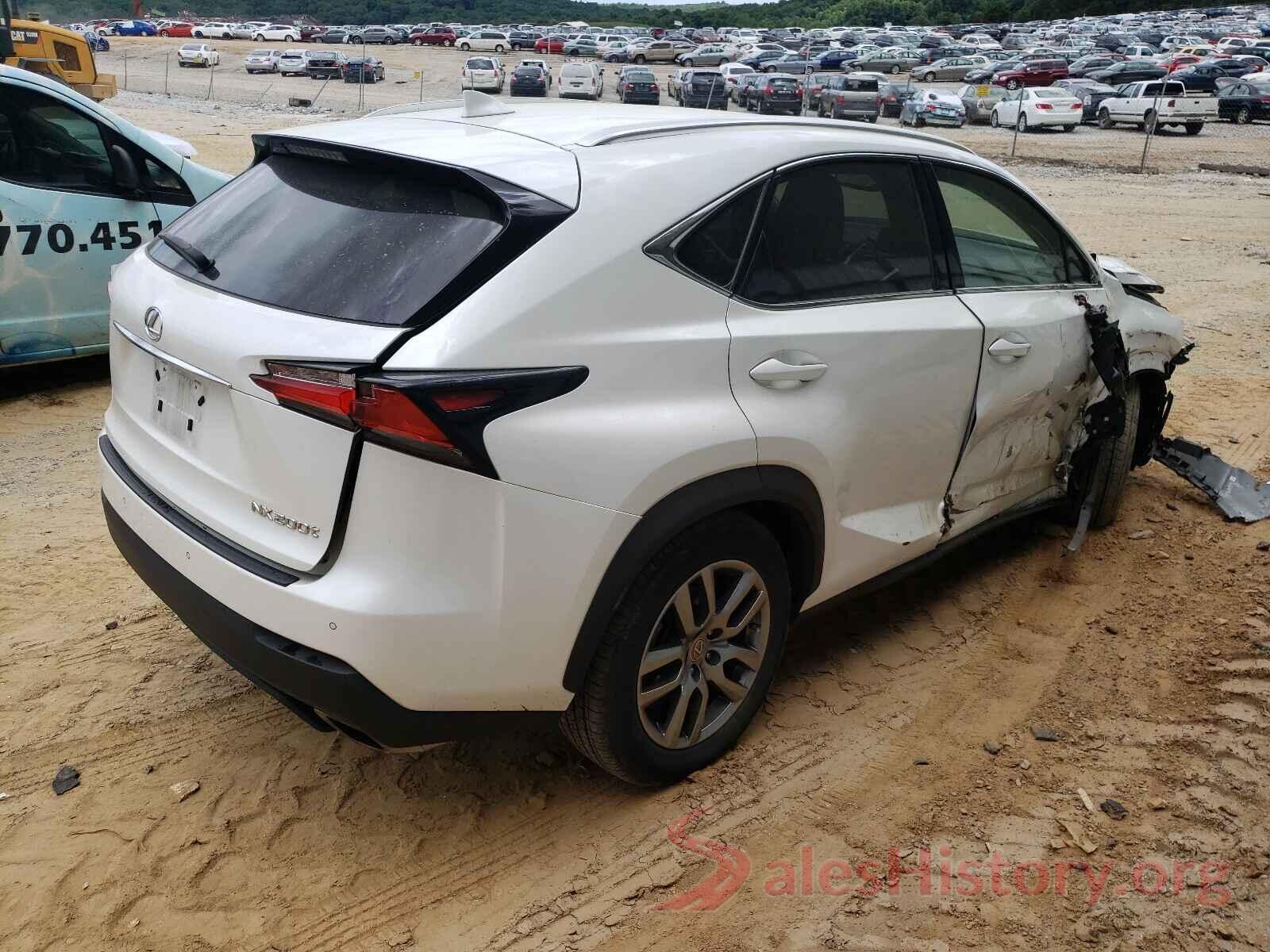 JTJYARBZ1G2040826 2016 LEXUS NX