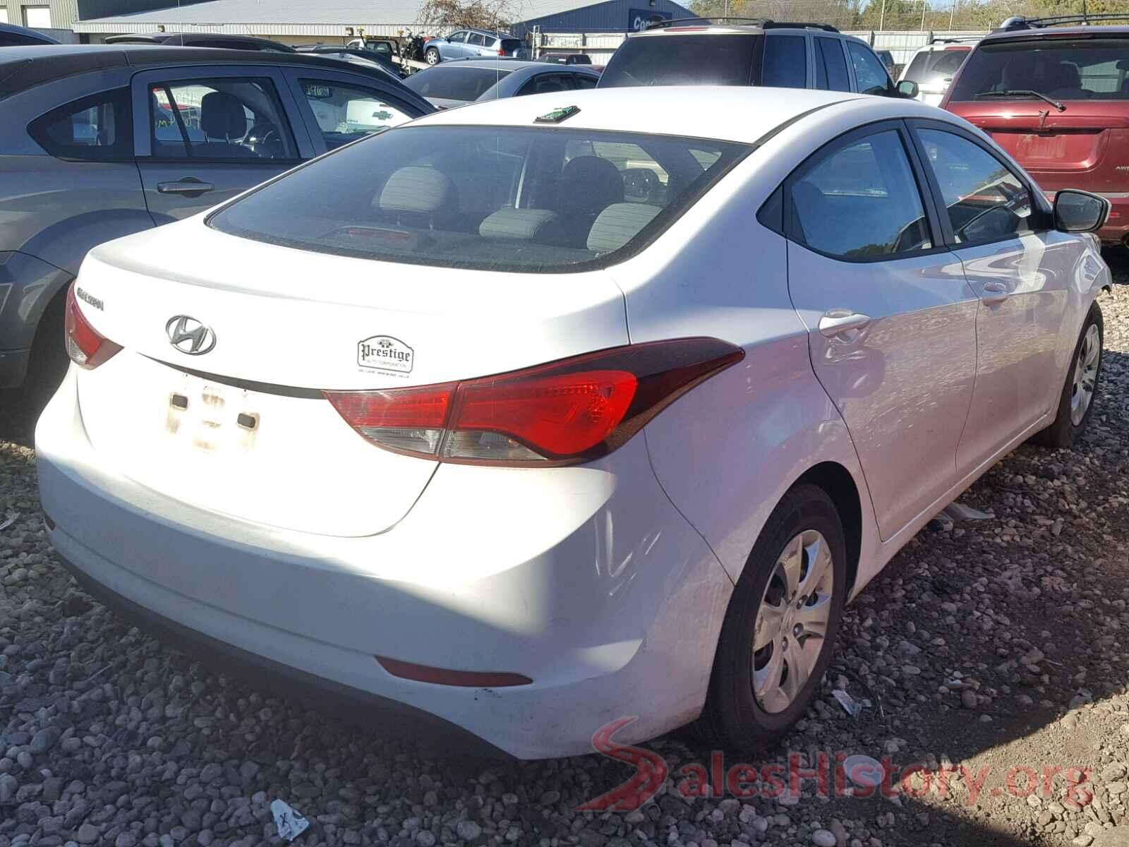 5NPDH4AE8GH687138 2016 HYUNDAI ELANTRA