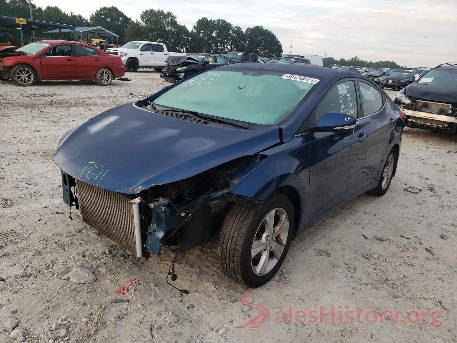 KMHDH4AE1GU553086 2016 HYUNDAI ELANTRA