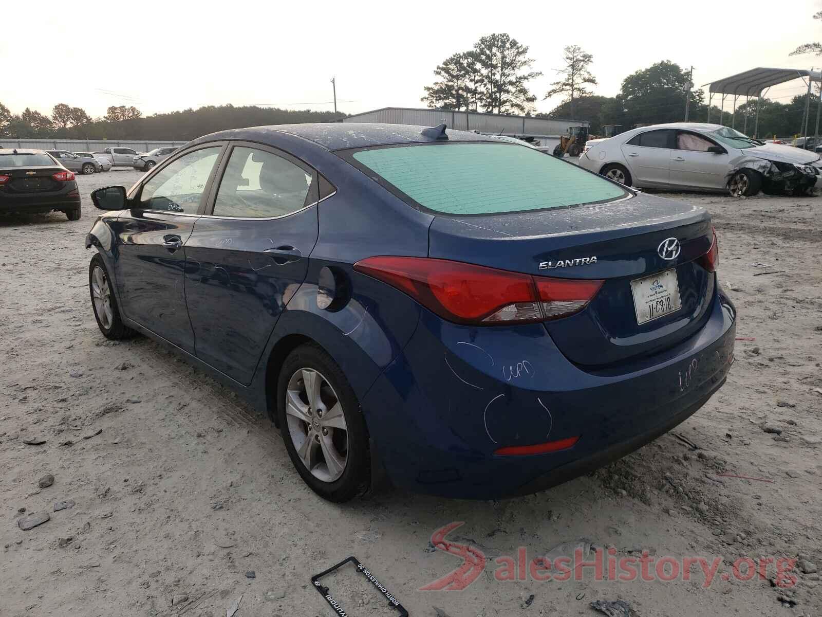 KMHDH4AE1GU553086 2016 HYUNDAI ELANTRA