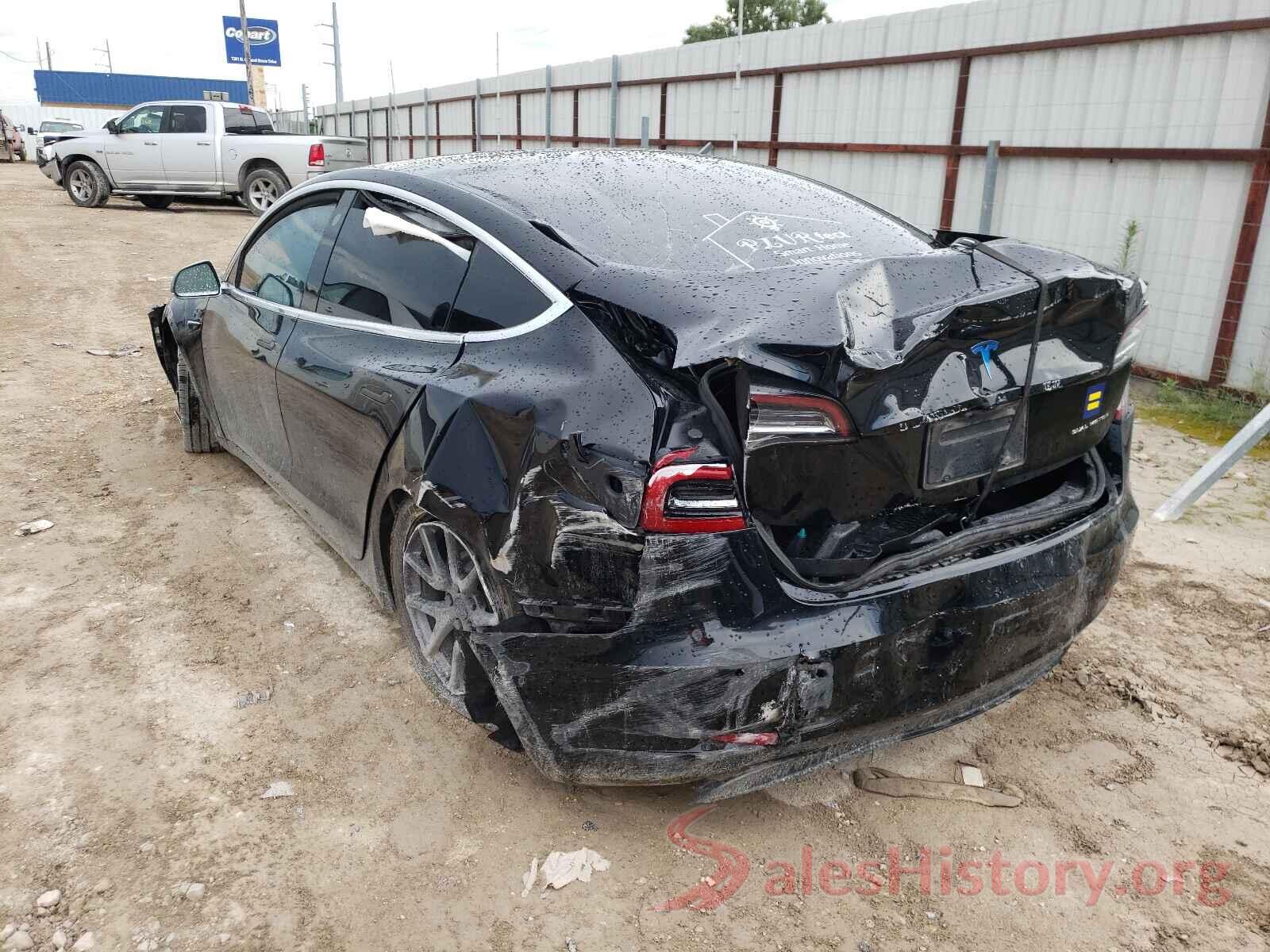 5YJ3E1EB2KF384334 2019 TESLA MODEL 3