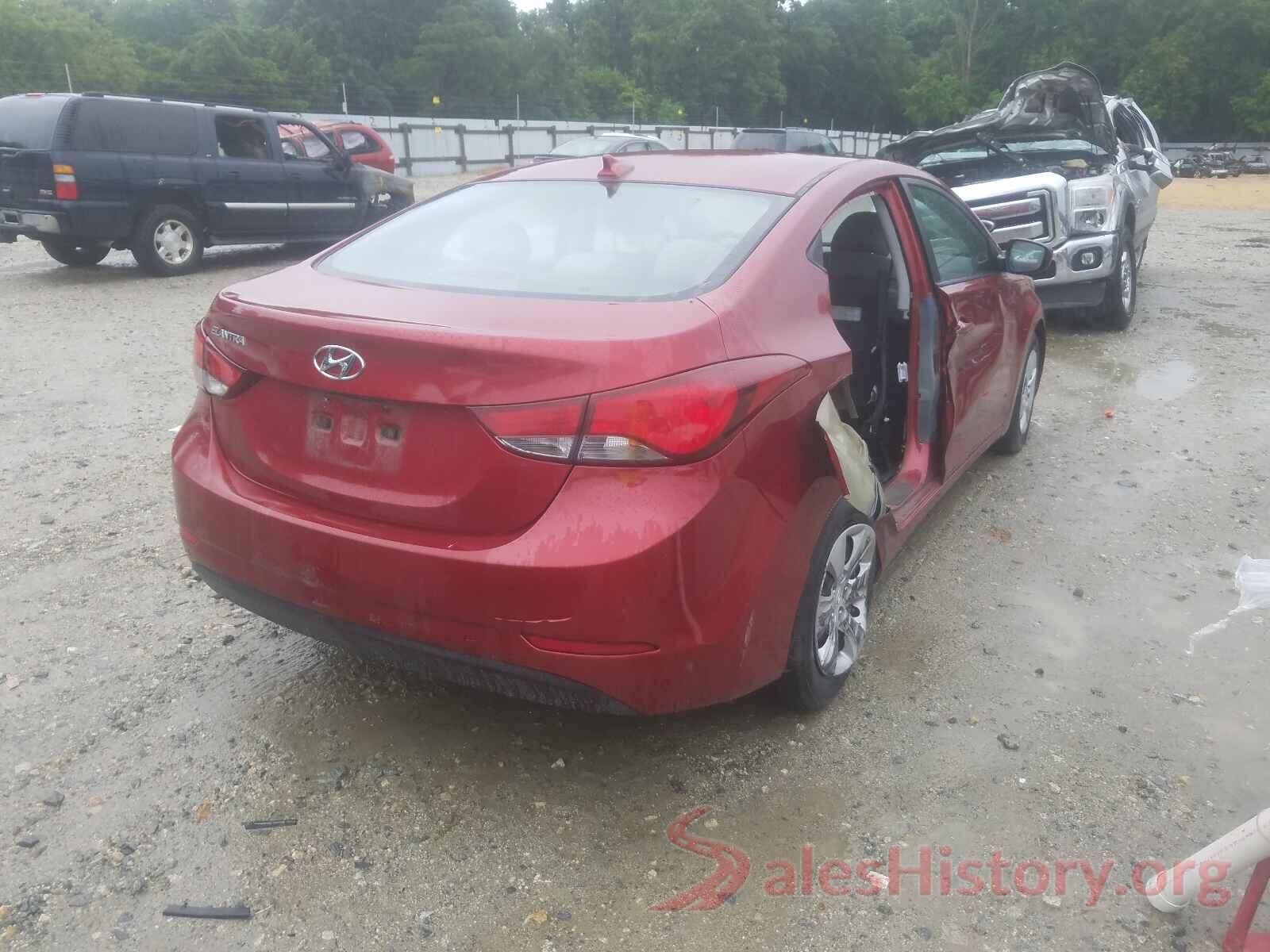 5NPDH4AE9GH714525 2016 HYUNDAI ELANTRA