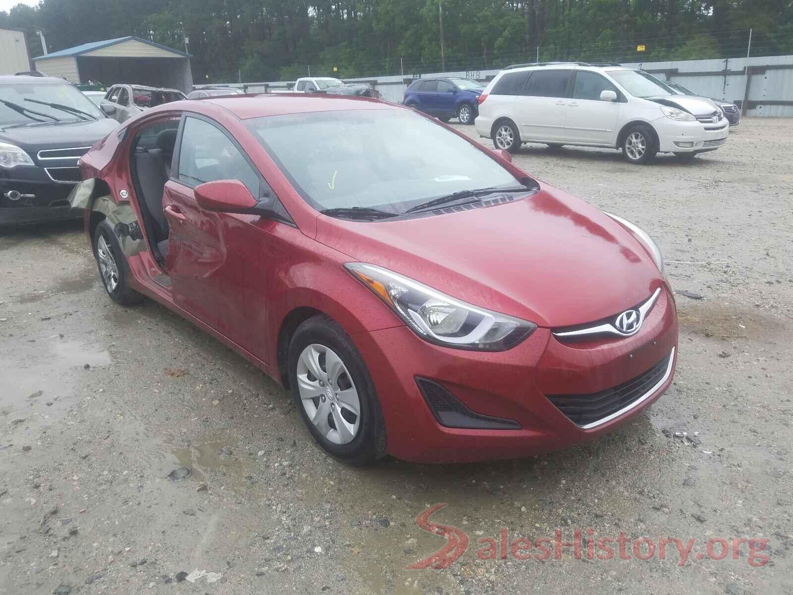 5NPDH4AE9GH714525 2016 HYUNDAI ELANTRA