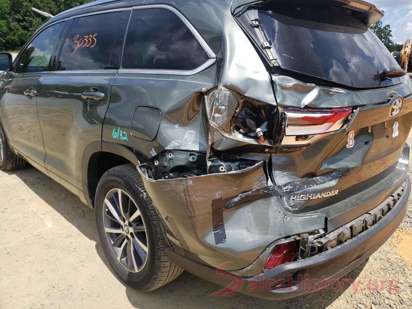 5TDKZRFH7JS236370 2018 TOYOTA HIGHLANDER