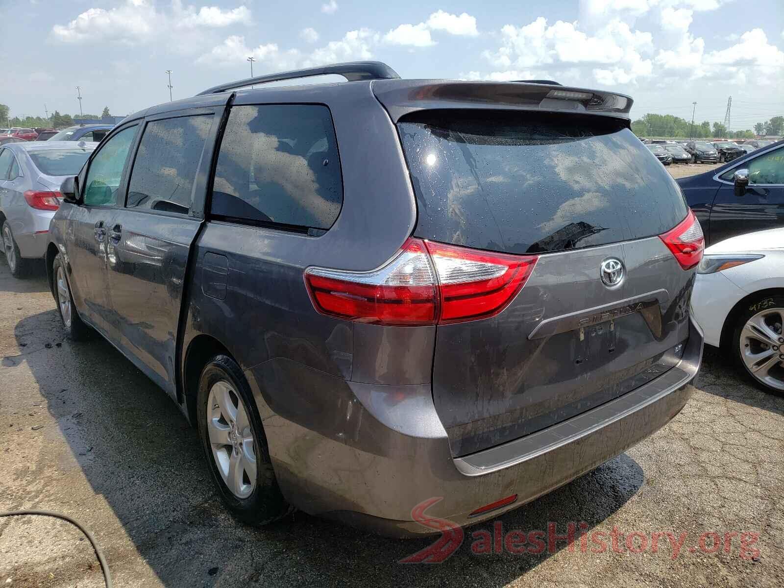 5TDKZ3DC6HS860532 2017 TOYOTA SIENNA