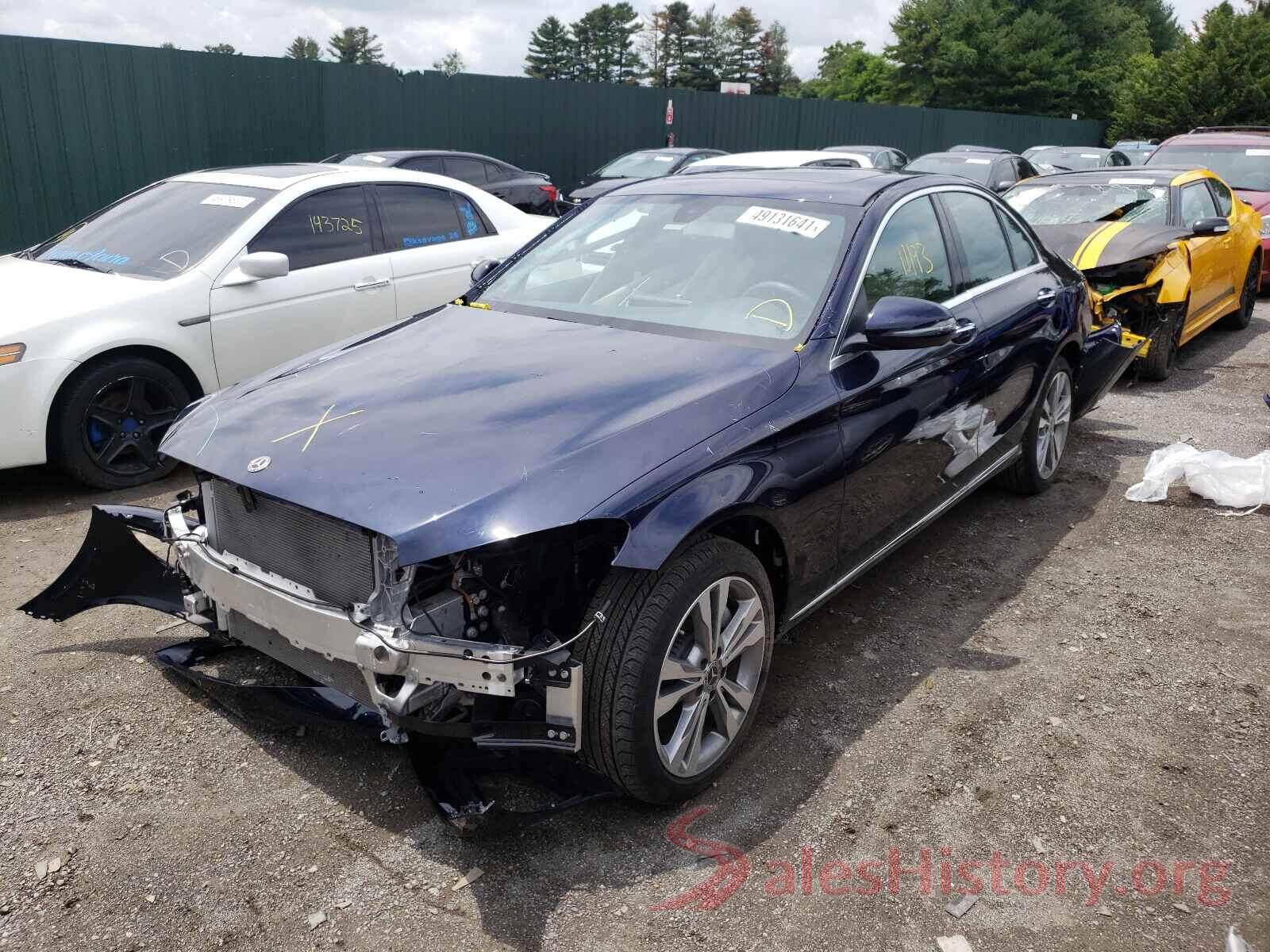 55SWF8EB5LU327516 2020 MERCEDES-BENZ C-CLASS