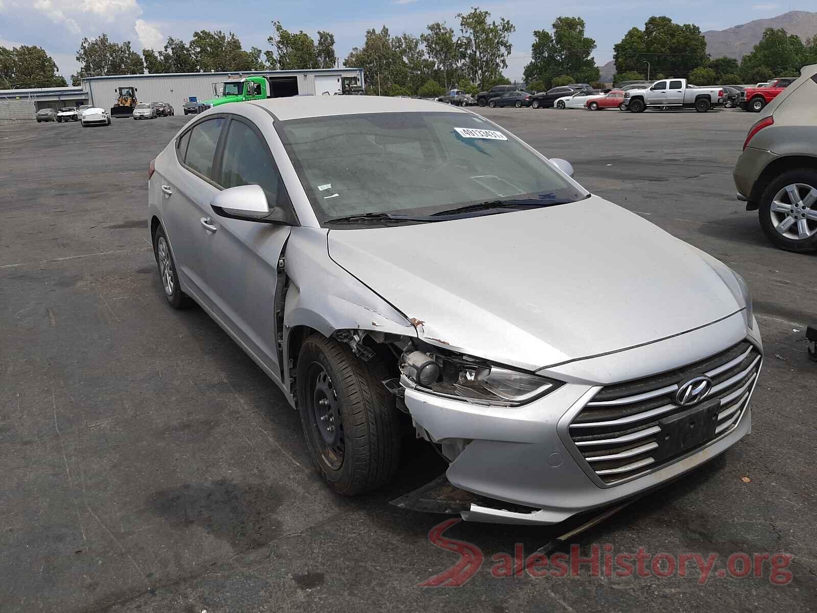 KMHD74LFXHU085062 2017 HYUNDAI ELANTRA