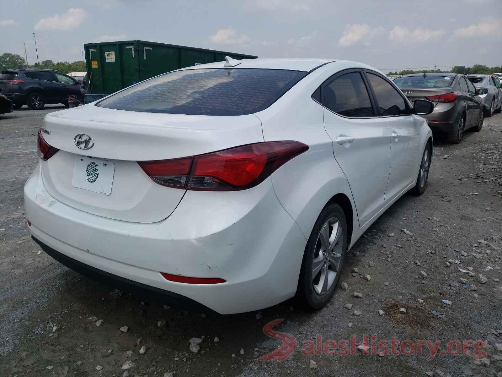 5NPDH4AE7GH786663 2016 HYUNDAI ELANTRA