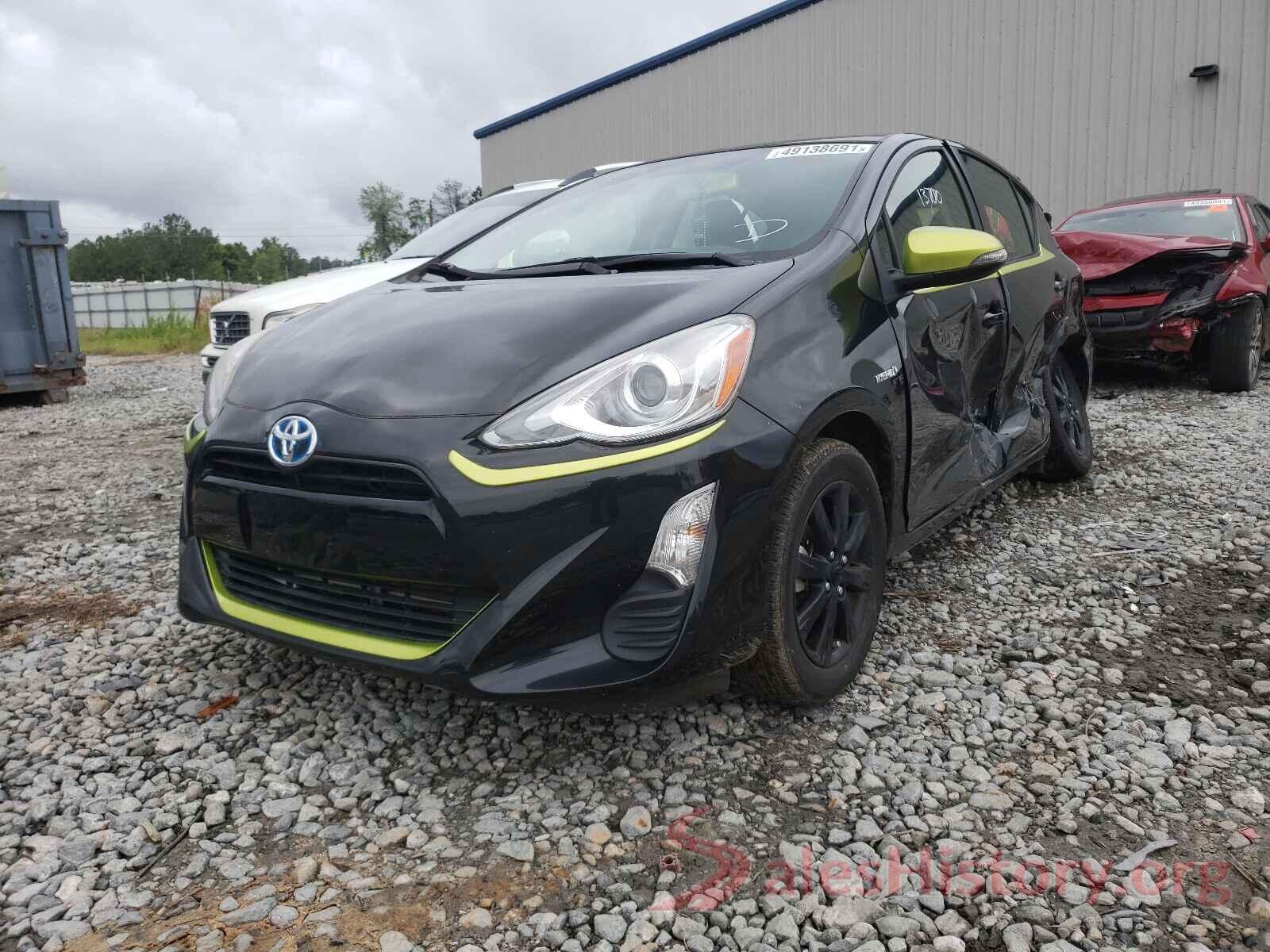 JTDKDTB31G1119699 2016 TOYOTA PRIUS