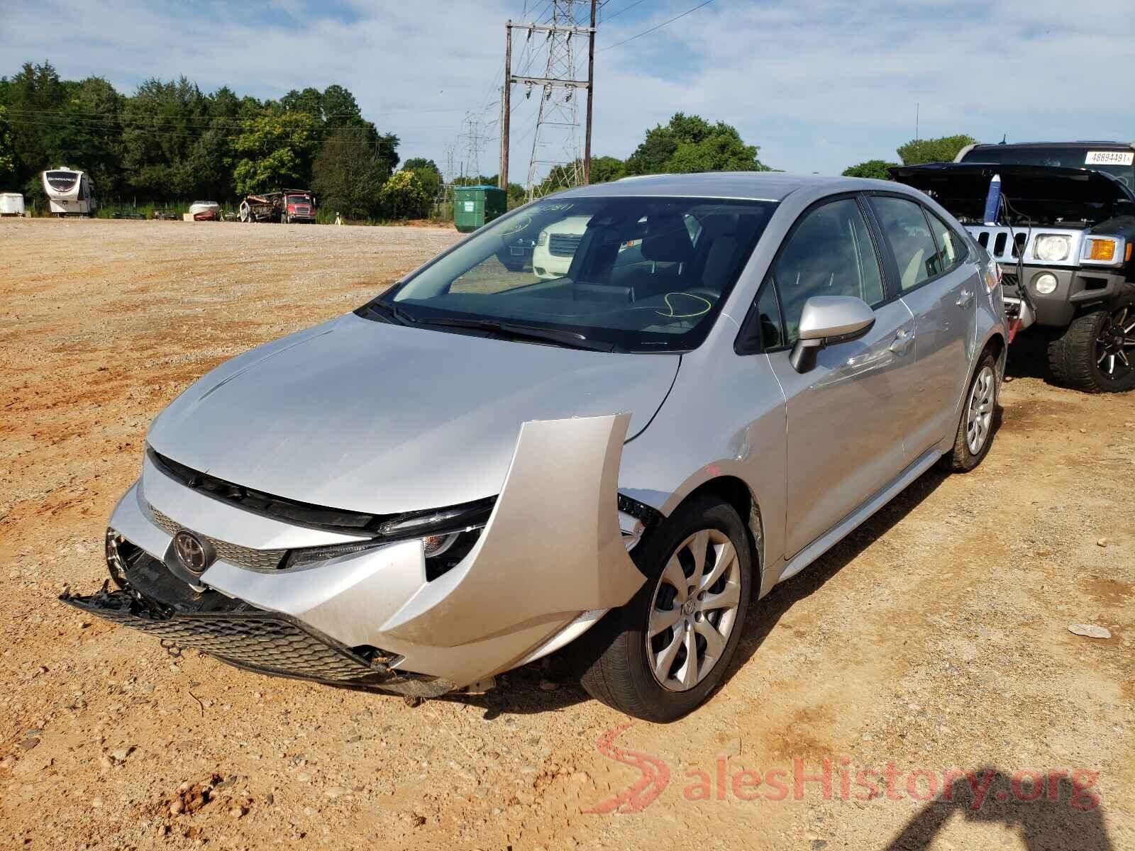 JTDEPMAE3MJ169593 2021 TOYOTA COROLLA