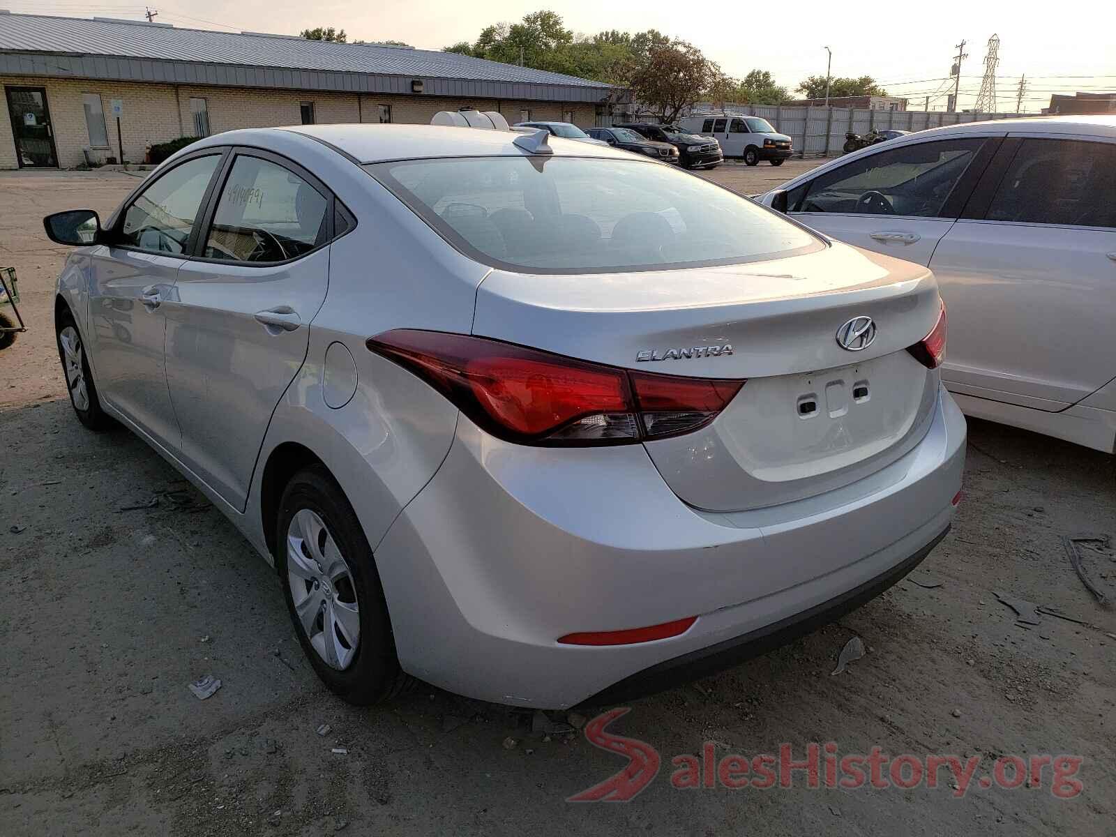 5NPDH4AE1GH766649 2016 HYUNDAI ELANTRA