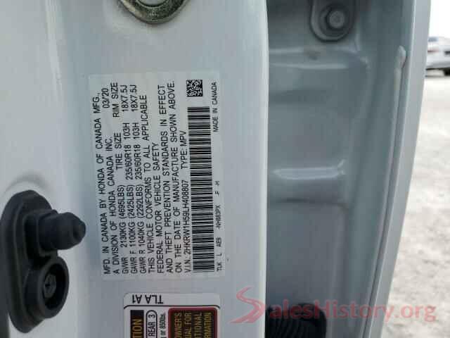 2HKRW1H59LH408807 2020 HONDA CRV