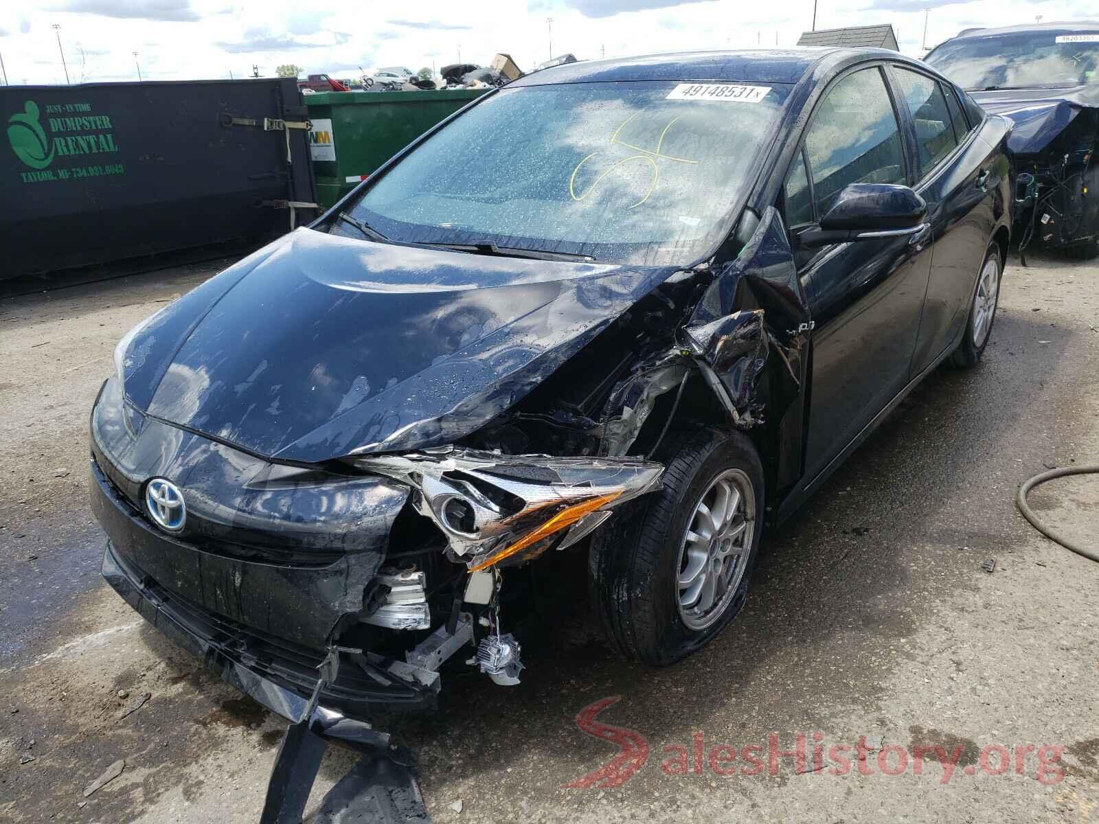 JTDKBRFU3G3514290 2016 TOYOTA PRIUS