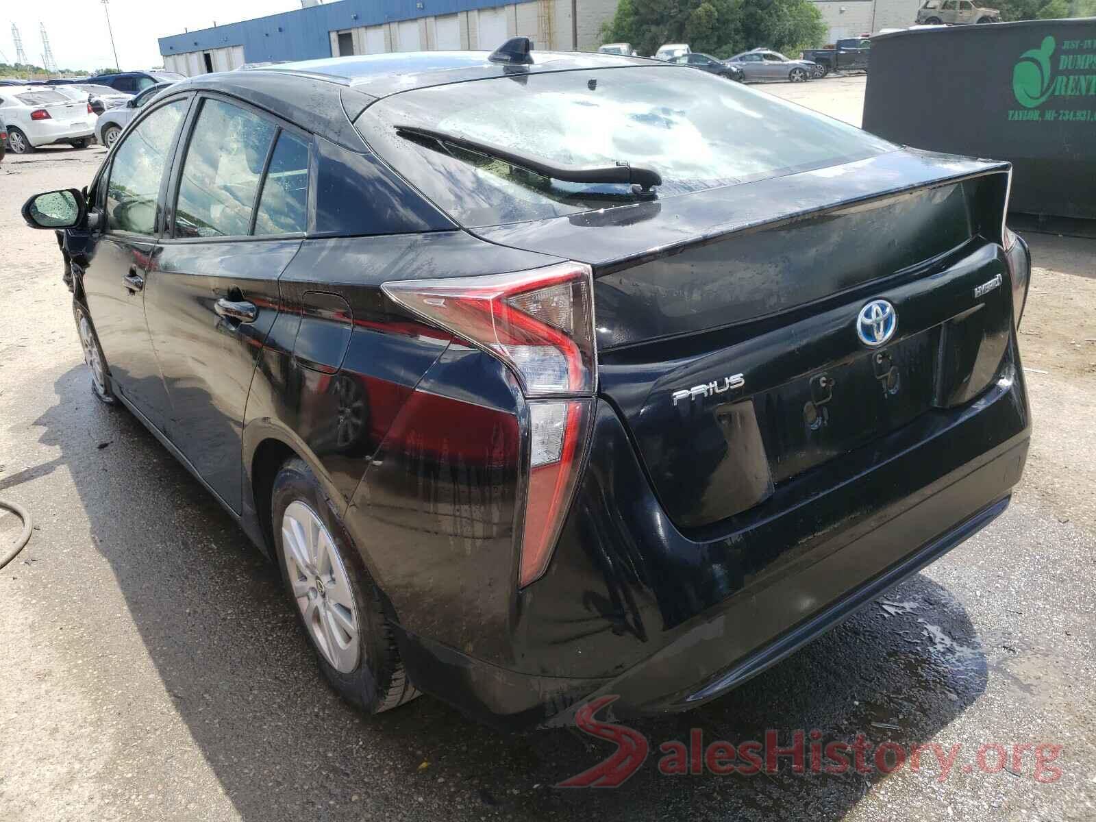 JTDKBRFU3G3514290 2016 TOYOTA PRIUS