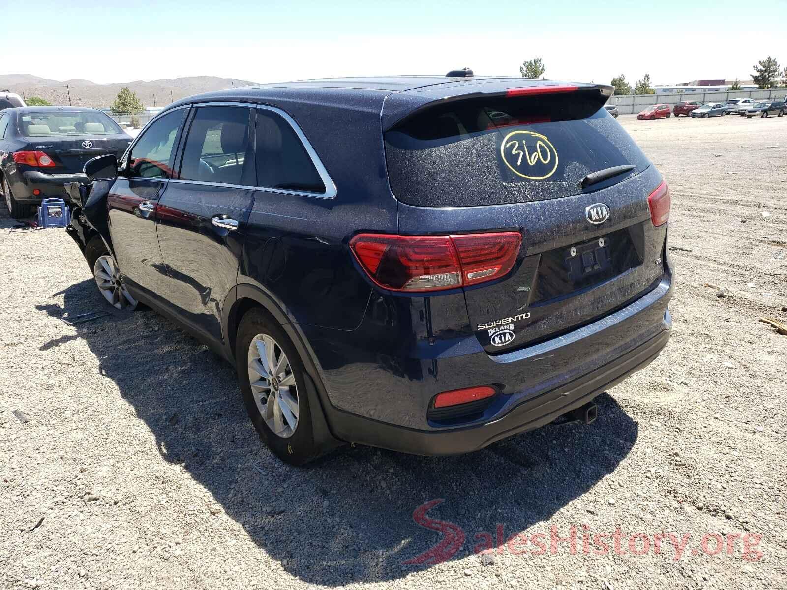 5XYPG4A51KG495608 2019 KIA SORENTO