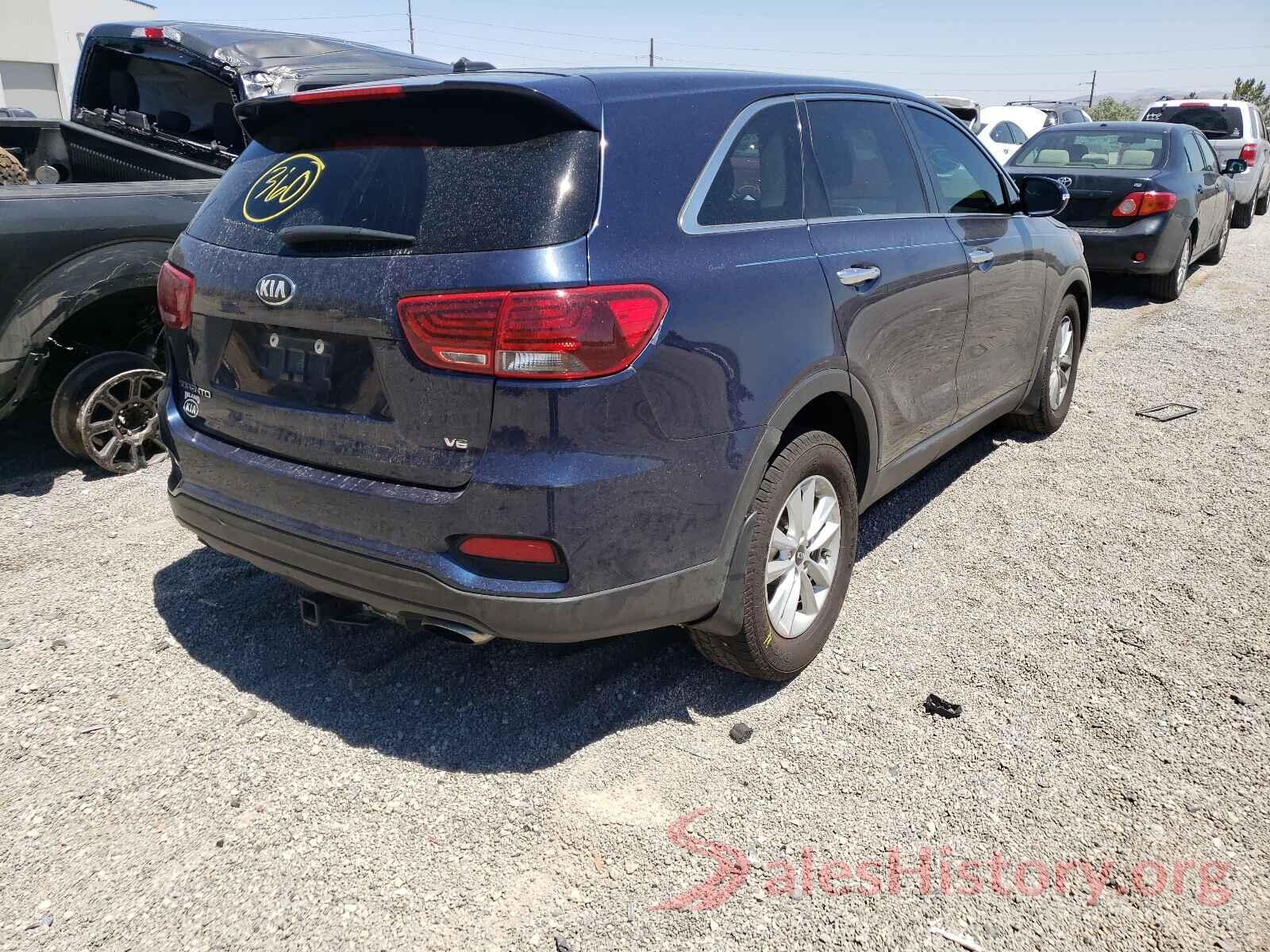 5XYPG4A51KG495608 2019 KIA SORENTO