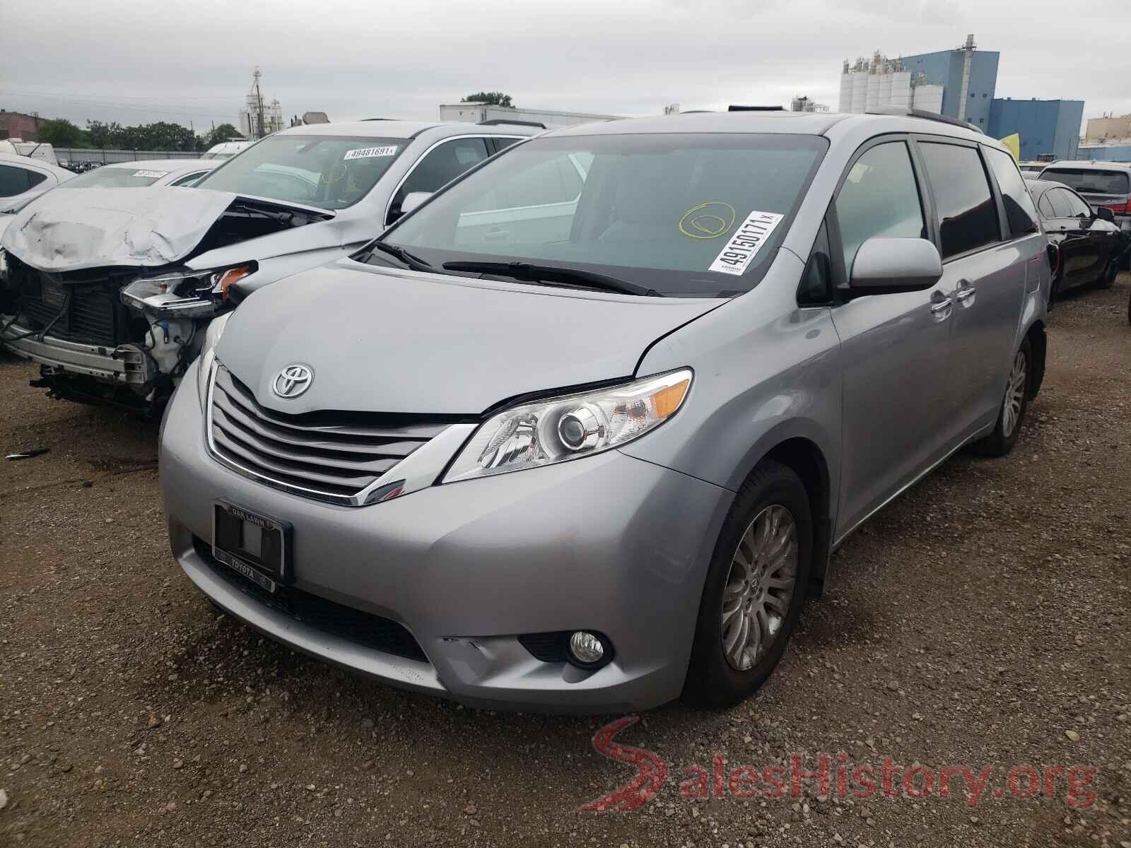 5TDYZ3DC3HS817096 2017 TOYOTA SIENNA