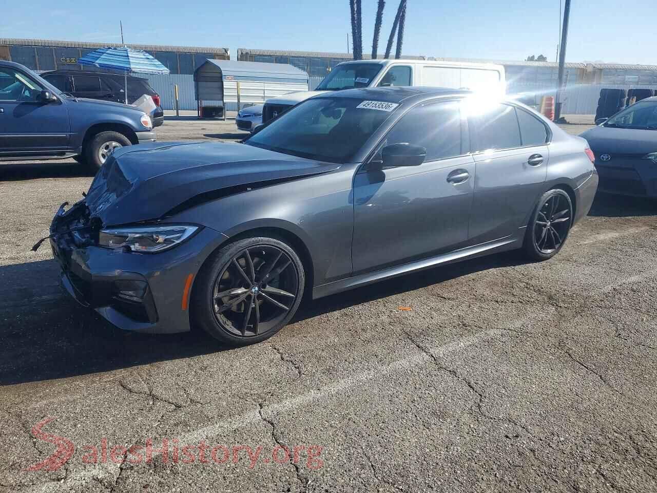 2021 BMW 3 SERIES VIN 3MW5R1J06M8B93392, auction photo