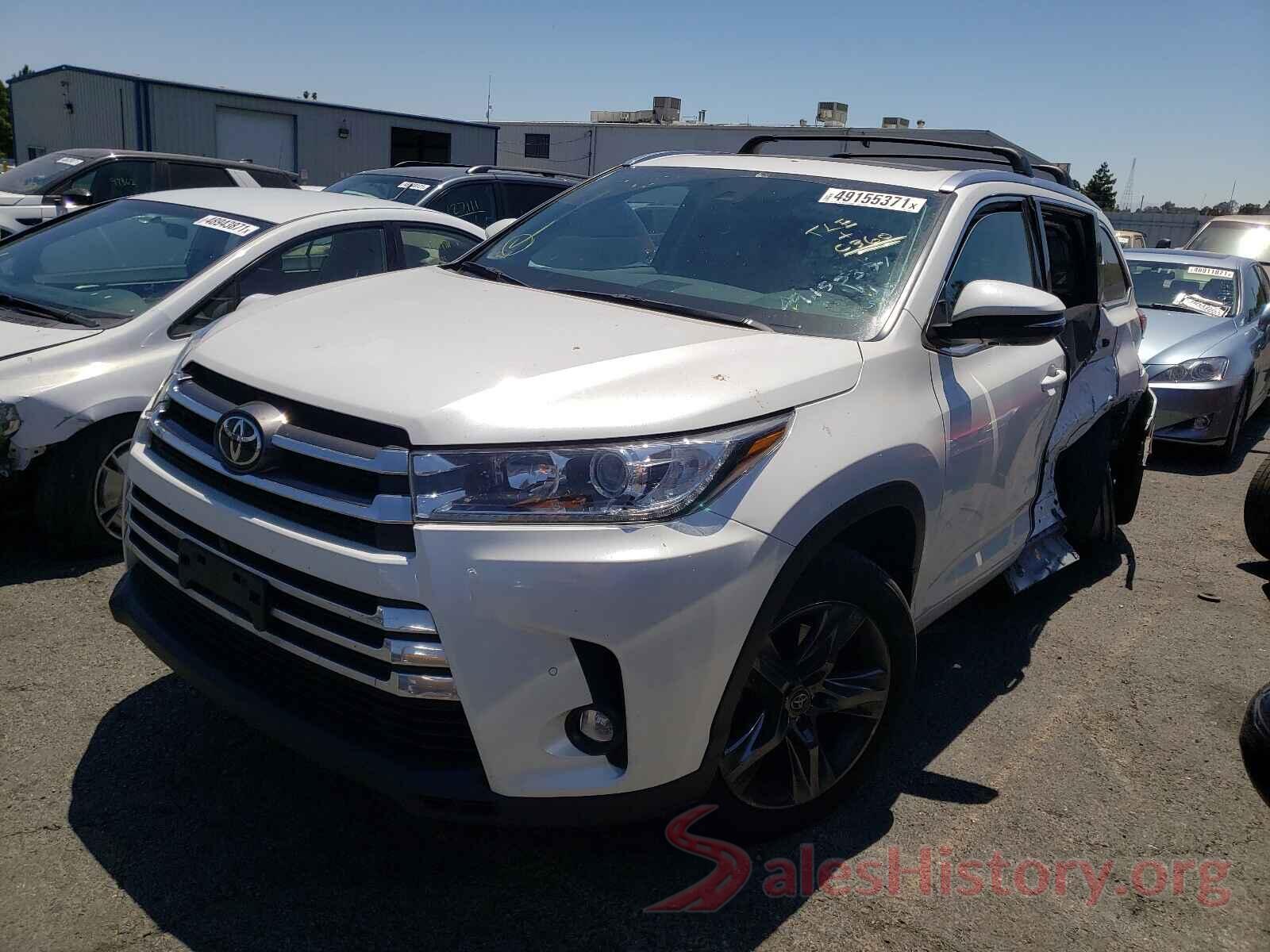 5TDDZRFH4KS984939 2019 TOYOTA HIGHLANDER