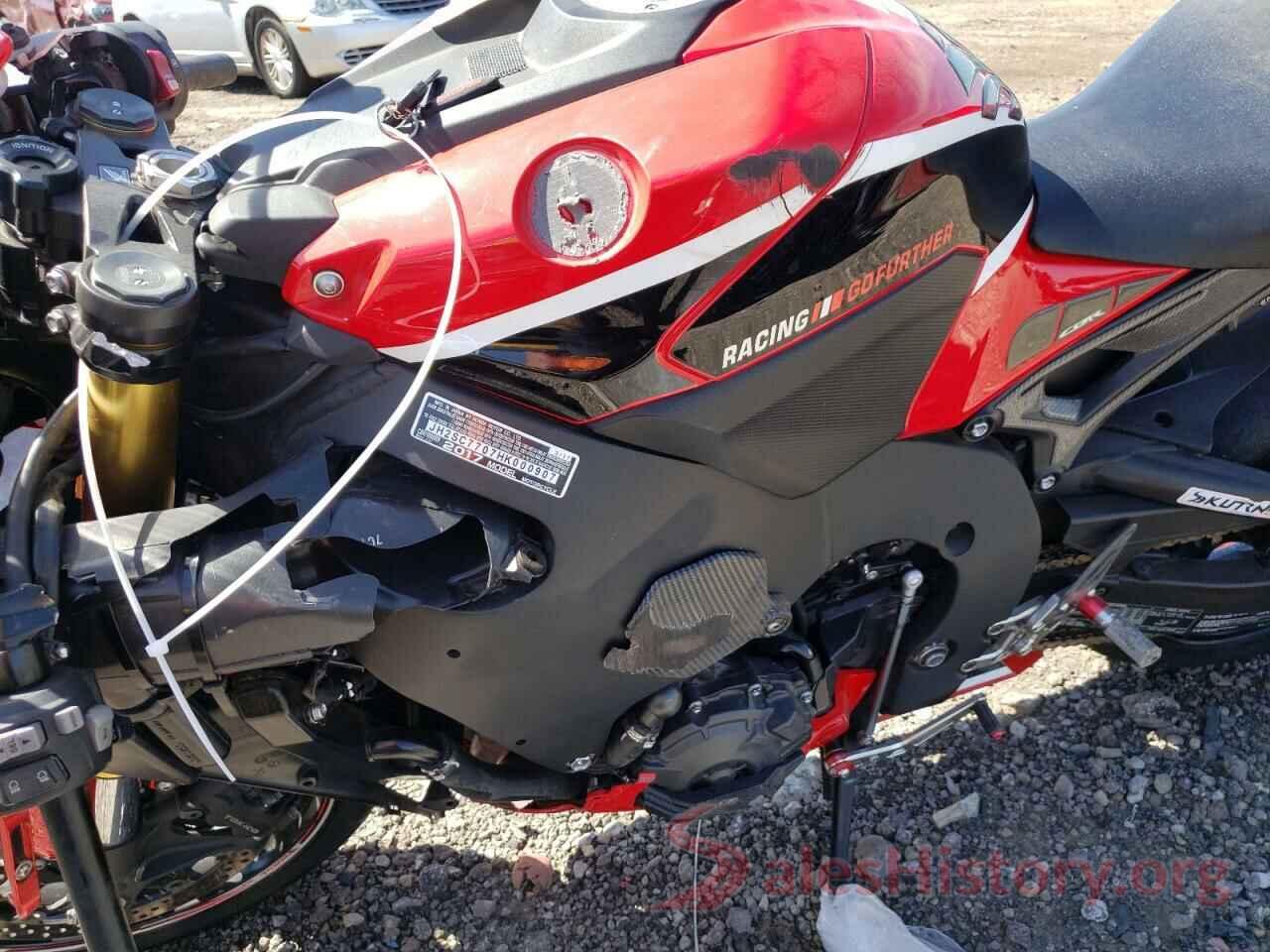 JH2SC7707HK000907 2017 HONDA CBR CYCLE