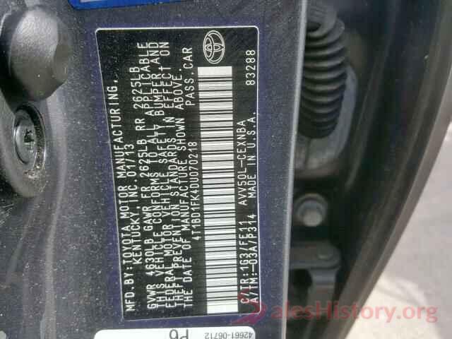 4T1BD1FK4DU070218 2013 TOYOTA CAMRY