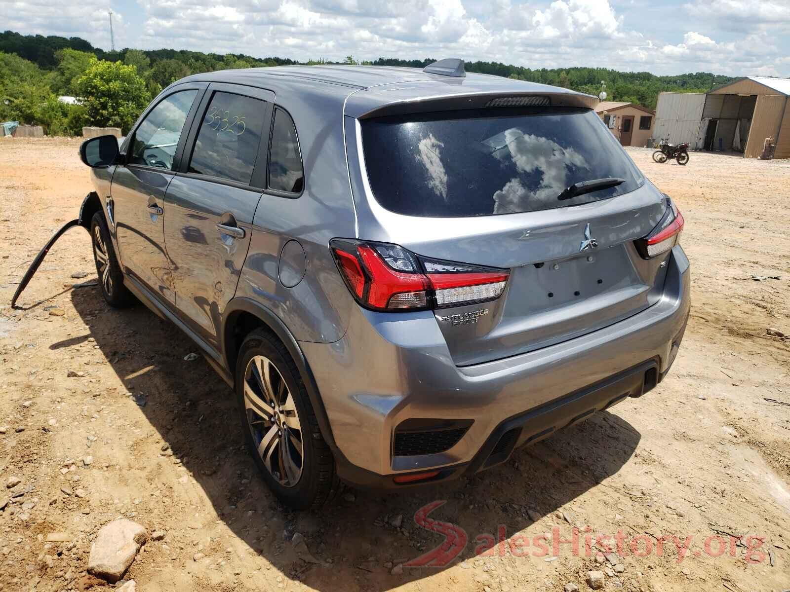 JA4AR3AU5LU019292 2020 MITSUBISHI OUTLANDER