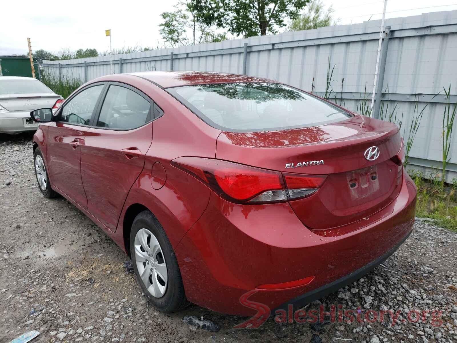 5NPDH4AEXGH733455 2016 HYUNDAI ELANTRA