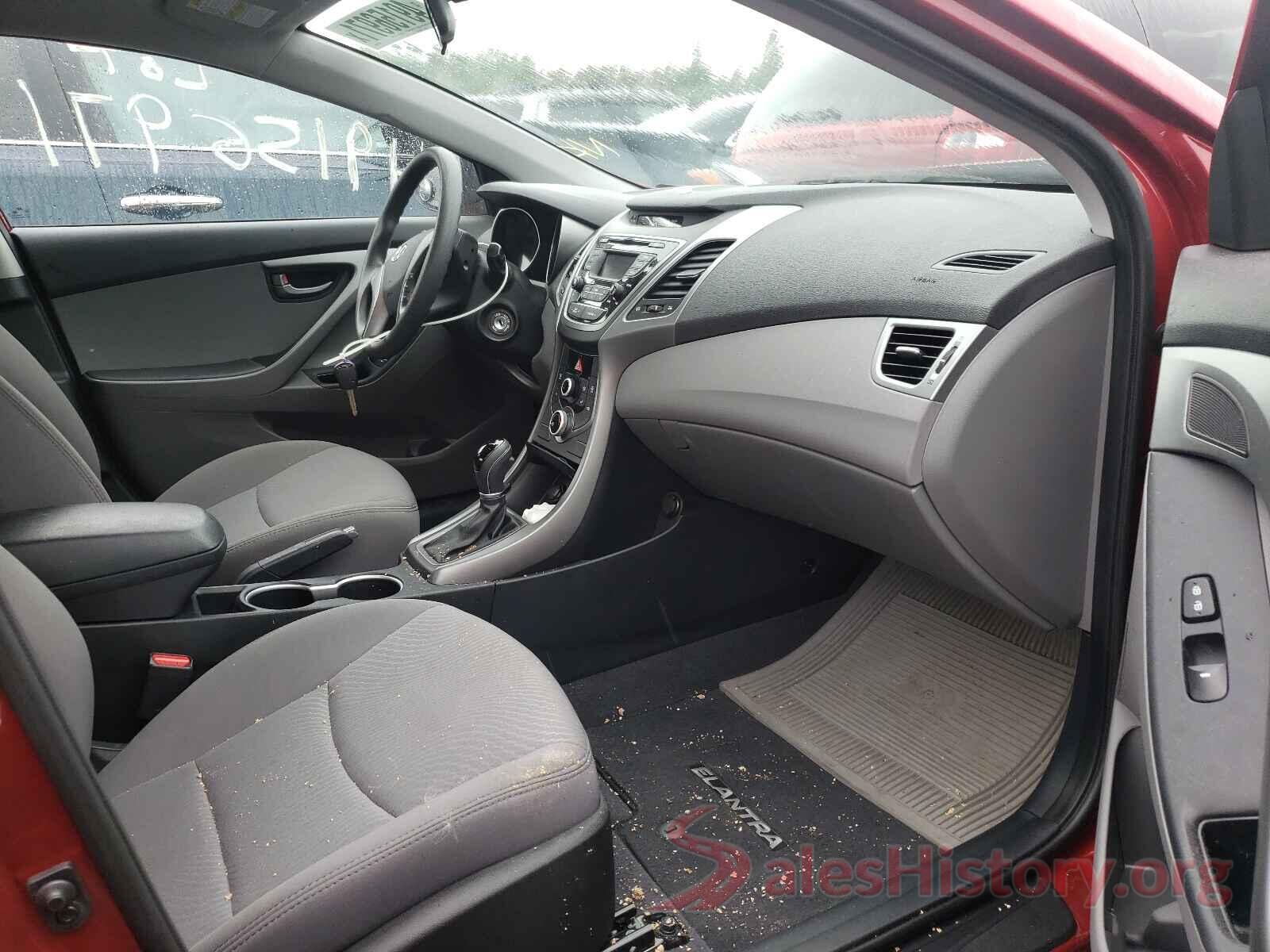 5NPDH4AEXGH733455 2016 HYUNDAI ELANTRA